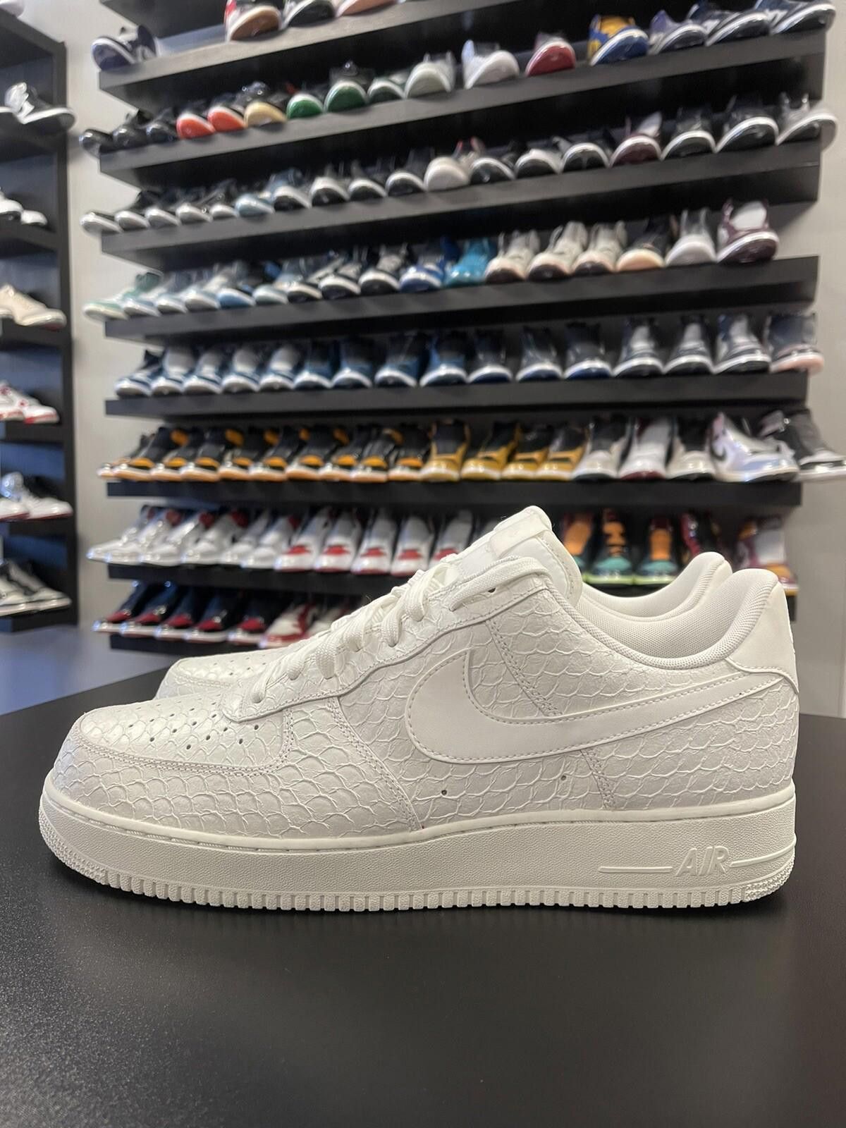 Size 14 Nike Air Force Low '07 LV8 White “Piranha”