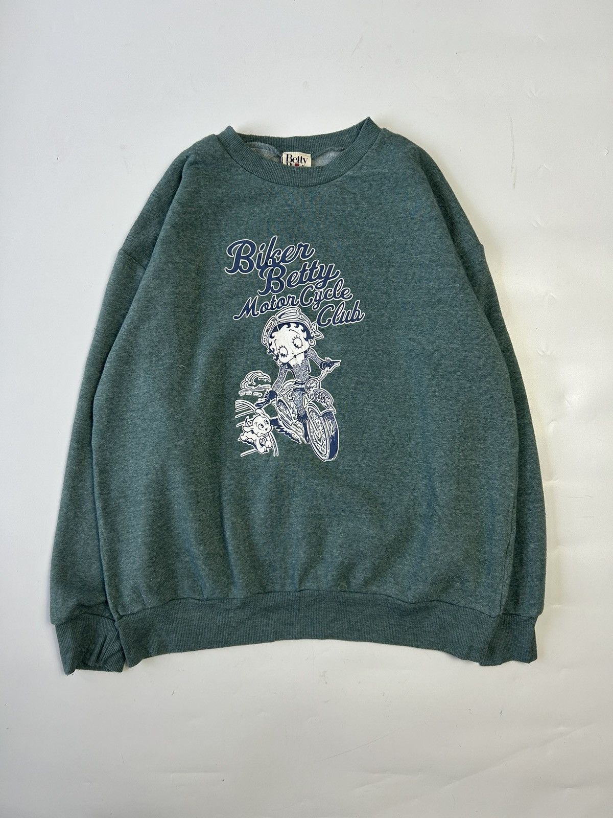 Japanese Brand BETTY BOOP MOTORCYCLE CLUB PULL OVER Size US L / EU 52-54 / 3 - 1 Thumbnail
