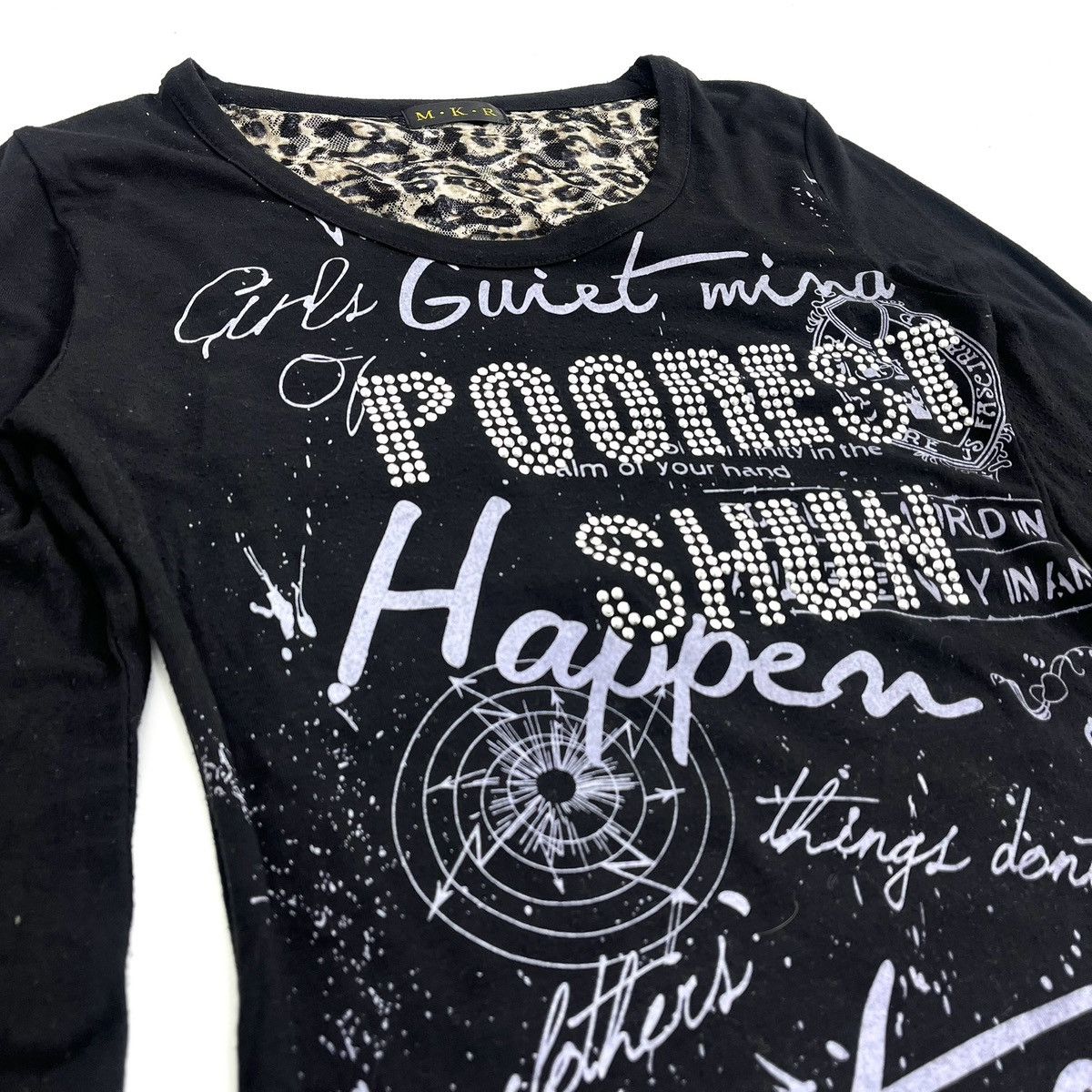 Seditionaries 2000s M.K.R Poem Distressed Ifsixwasnine Lgb Goa Long Sleeve Size US M / EU 48-50 / 2 - 6 Thumbnail