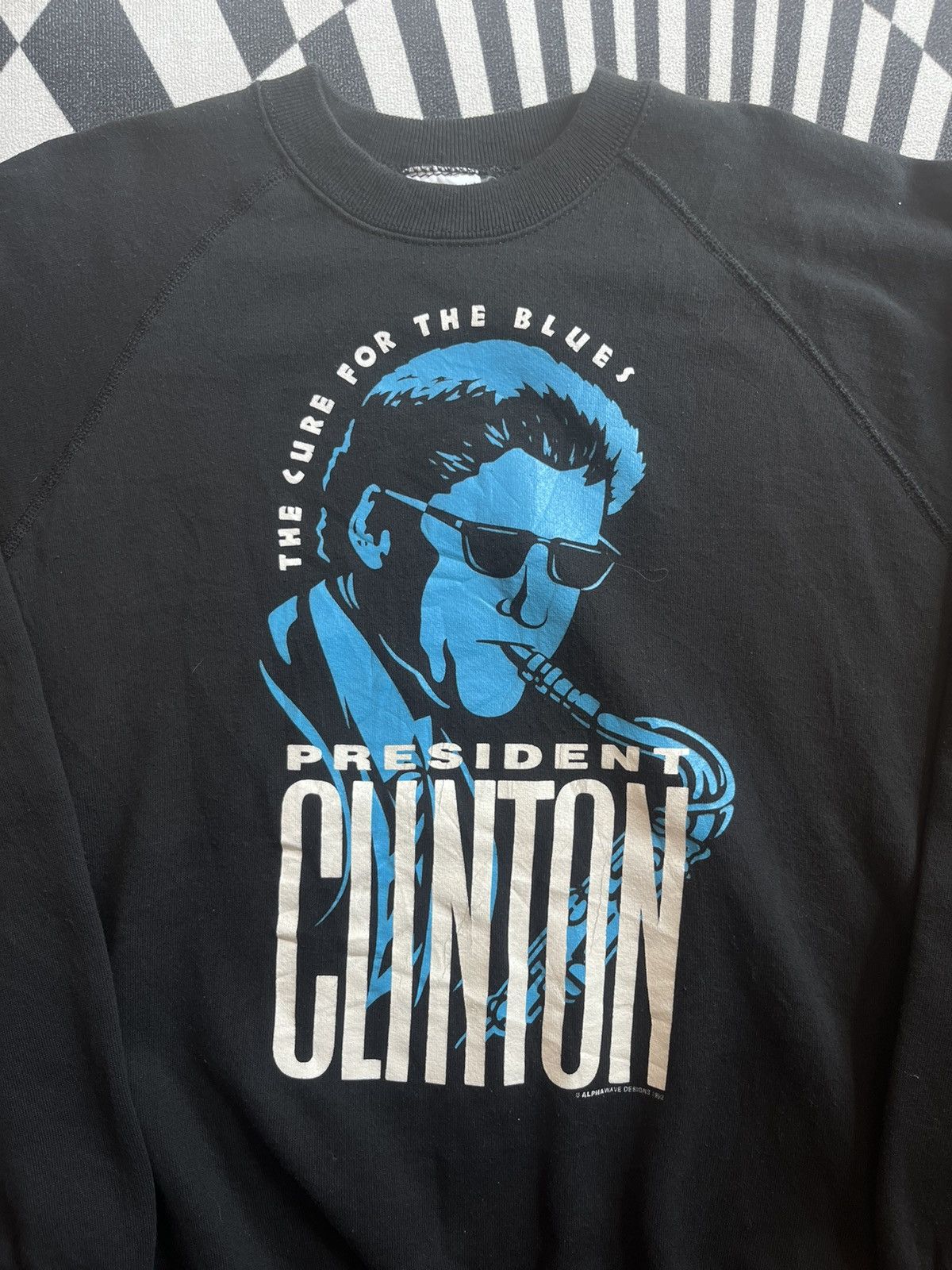 Arts & Science Vintage THE CURE FOR THe BLUES President Clinton 1992’s Size US XL / EU 56 / 4 - 4 Thumbnail