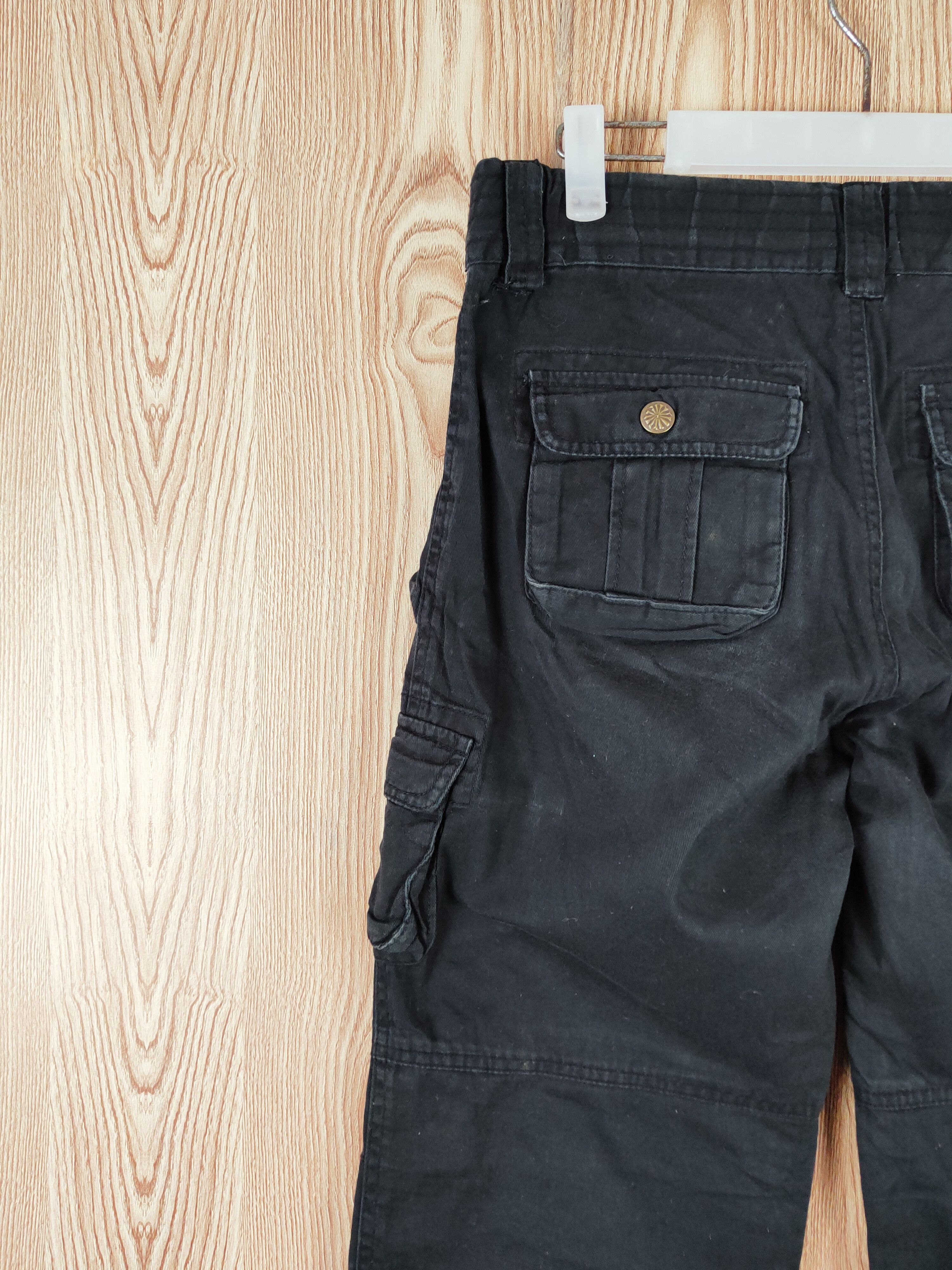 Japanese Brand Japanese Brand Black Multipocket Tactical Cargo Pants #W196 Size US 30 / EU 46 - 8 Thumbnail