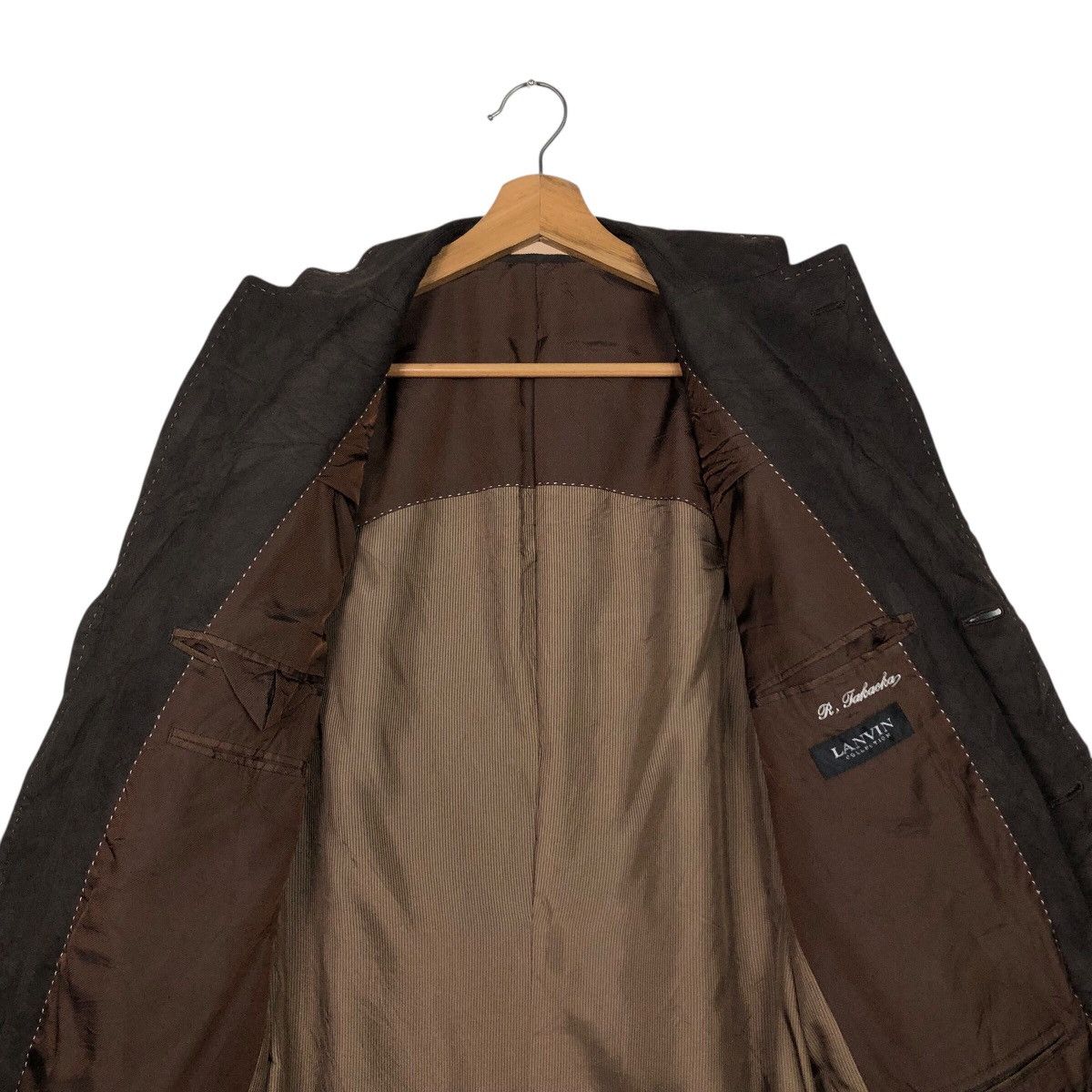 Lanvin 📌Rich Brown Vintage Chore Jacket Lanvin Collection Size US M / EU 48-50 / 2 - 15 Thumbnail