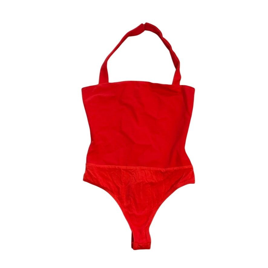 superdown Superdown Reece Halter Bodysuit in Red, Size S Size S / US 4 / IT 40 - 4 Thumbnail