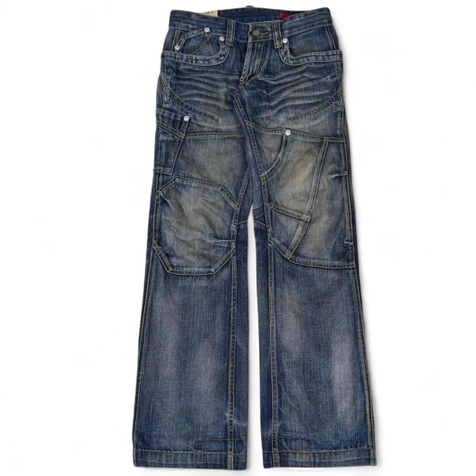 True Religion Rare y2k Vintage Tough Jeansmith military grade denim jeans Size 30" / US 8 / IT 44 - 1 Thumbnail