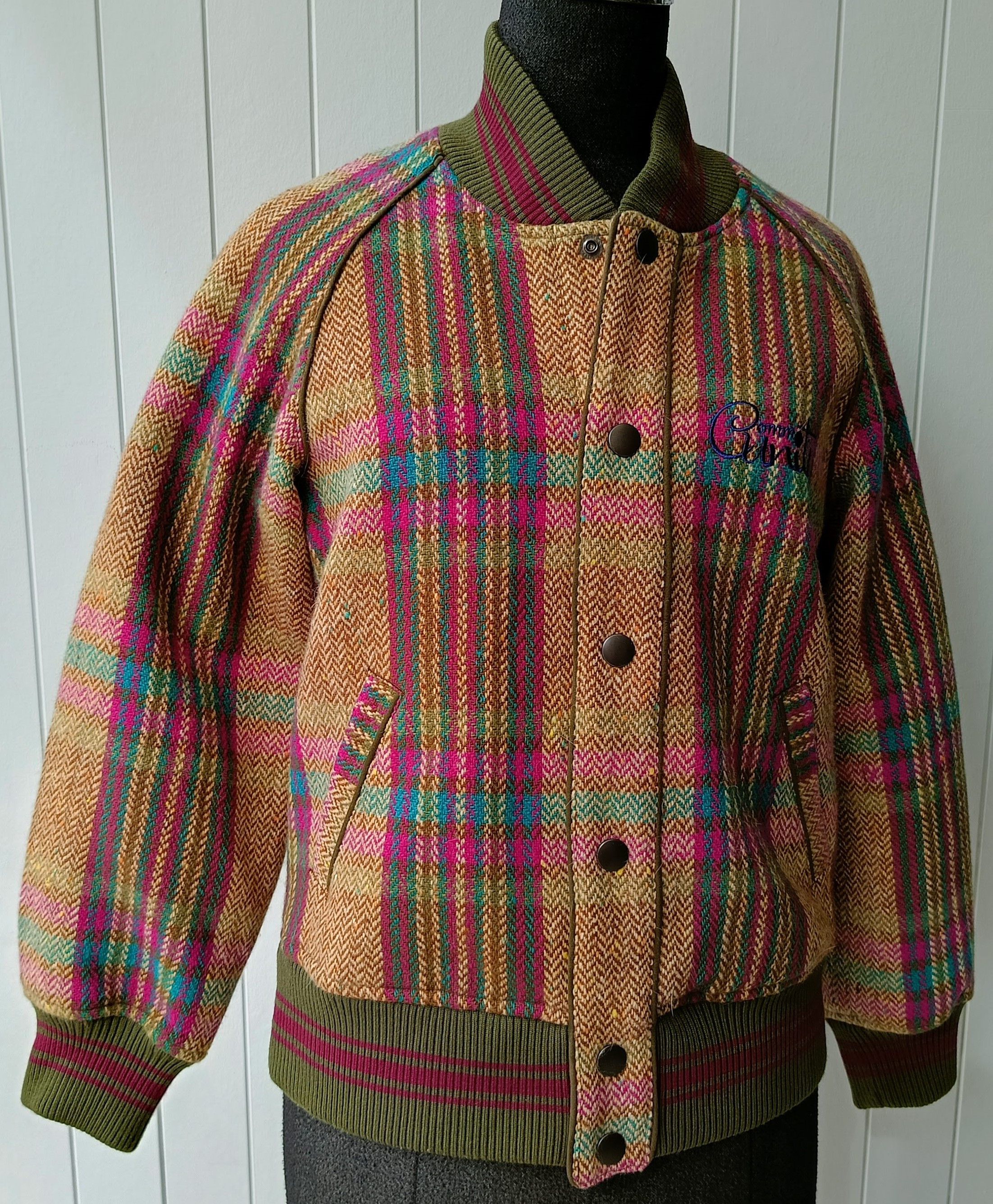 Hysteric Glamour Ozone Community Japan bomber wool jacket