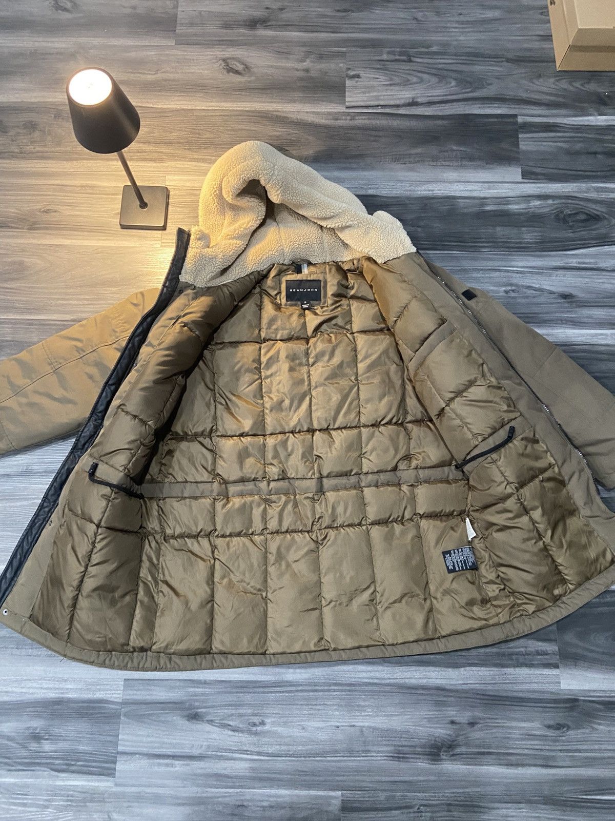 Sean John Sean John Puffer Coat Mens Medium Zip Fur Hoodie Size US M / EU 48-50 / 2 - 3 Thumbnail