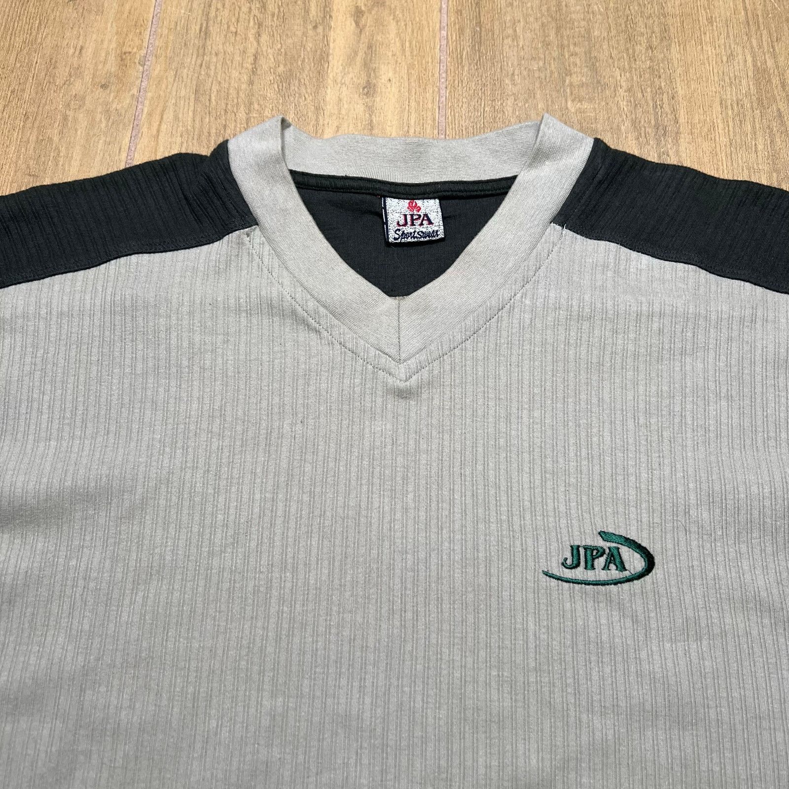 Vintage Vintage Y2K JPA Ribbed Shirt Mens Large Soccer Style Tee Size US L / EU 52-54 / 3 - 2 Thumbnail