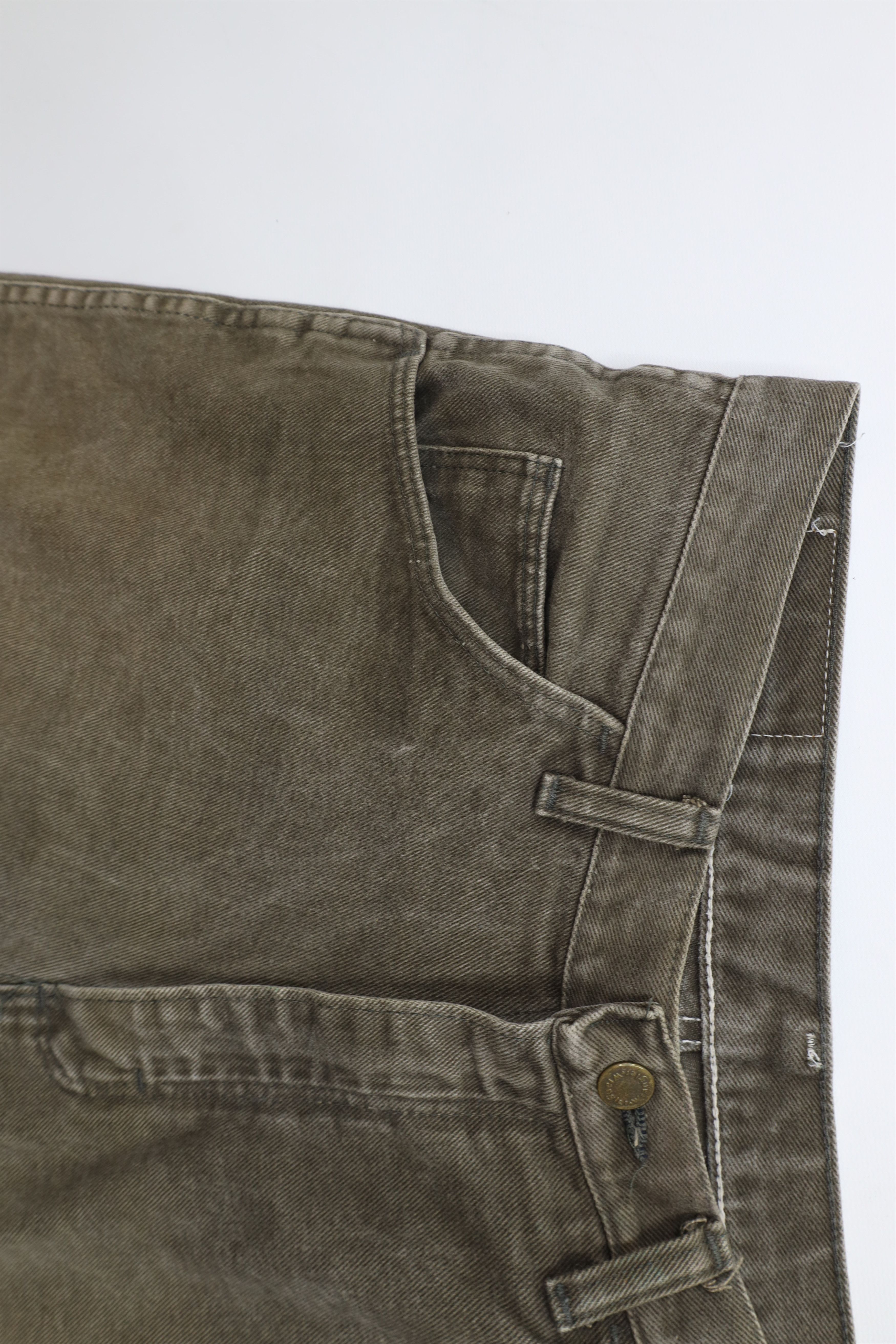 Wrangler Vintage 90s Wrangler Above Knee Denim Jean Shorts Green USA Size US 32 / EU 48 - 6 Thumbnail