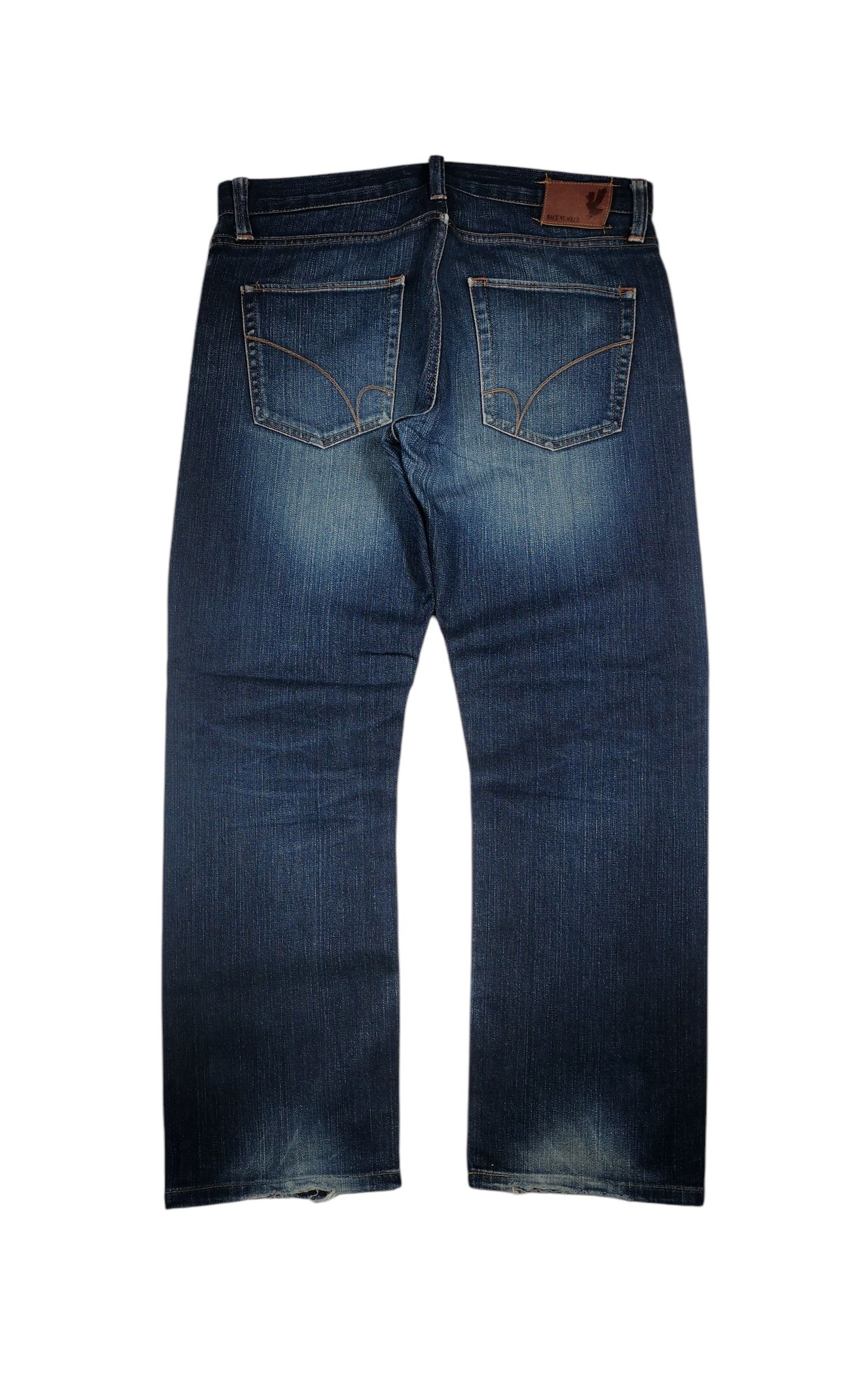 Japanese Brand × Jean × Self Edge Back Number Selvedge Jeans Size US 34 / EU 50 - 7 Thumbnail