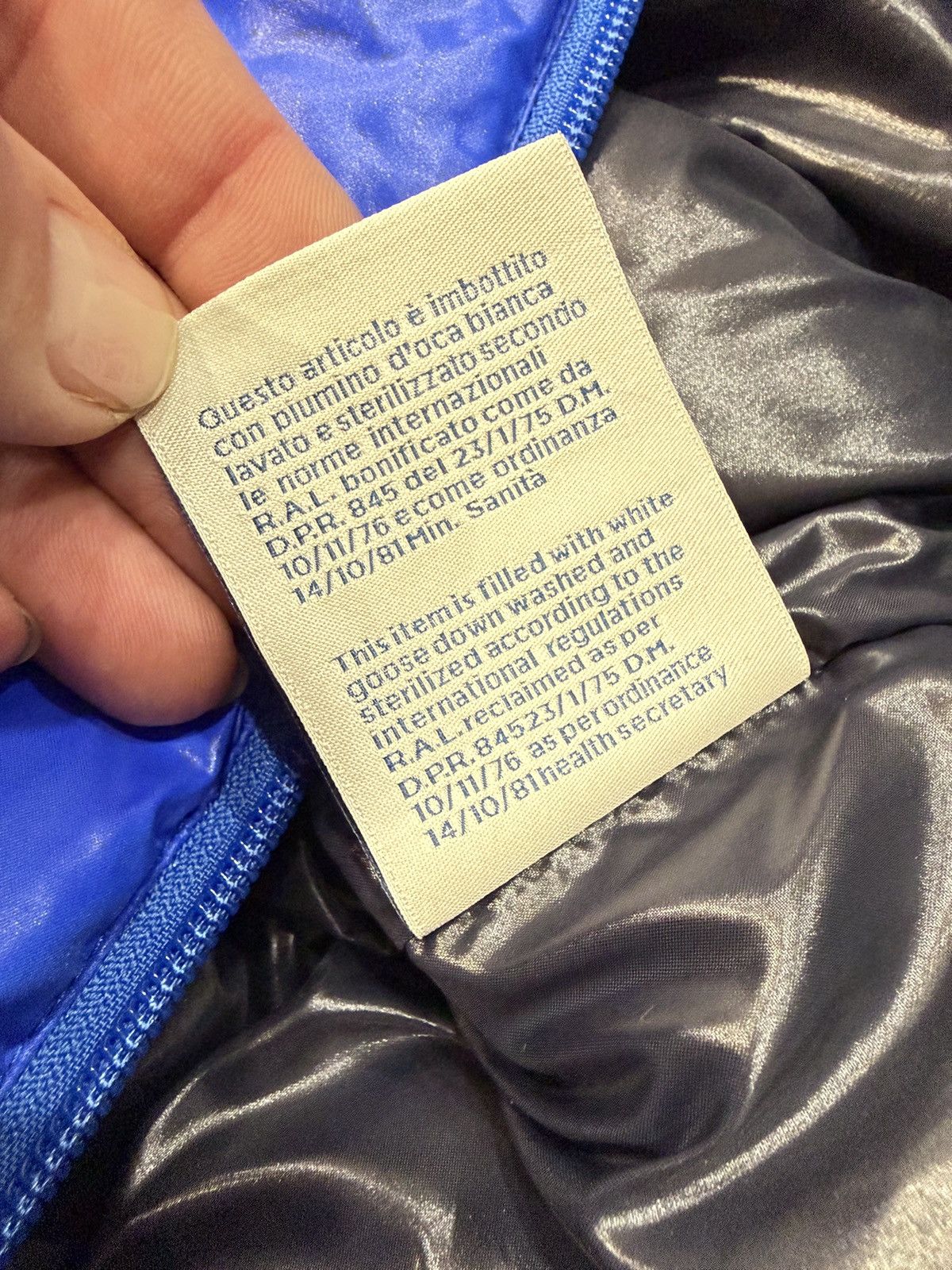 Moncler Moncler Genius Puffer Coat Blue Size 3 Size US M / EU 48-50 / 2 - 16 Thumbnail