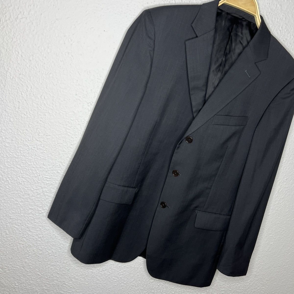 Balmain × Vintage Vintage BALMAIN Black Blazer Wool Jacket M size Size 40R - 2 Thumbnail