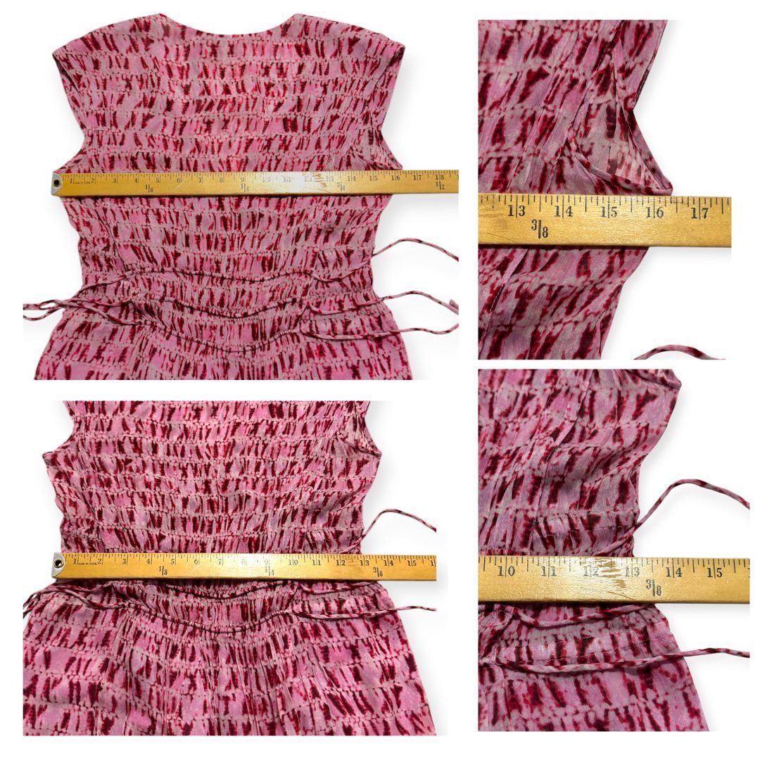 Isabel Marant Etoile Isabel Marant Etolie Segun Tie Dye Mini Dress In Red, Size Size XS / US 0-2 / IT 36-38 - 10 Thumbnail