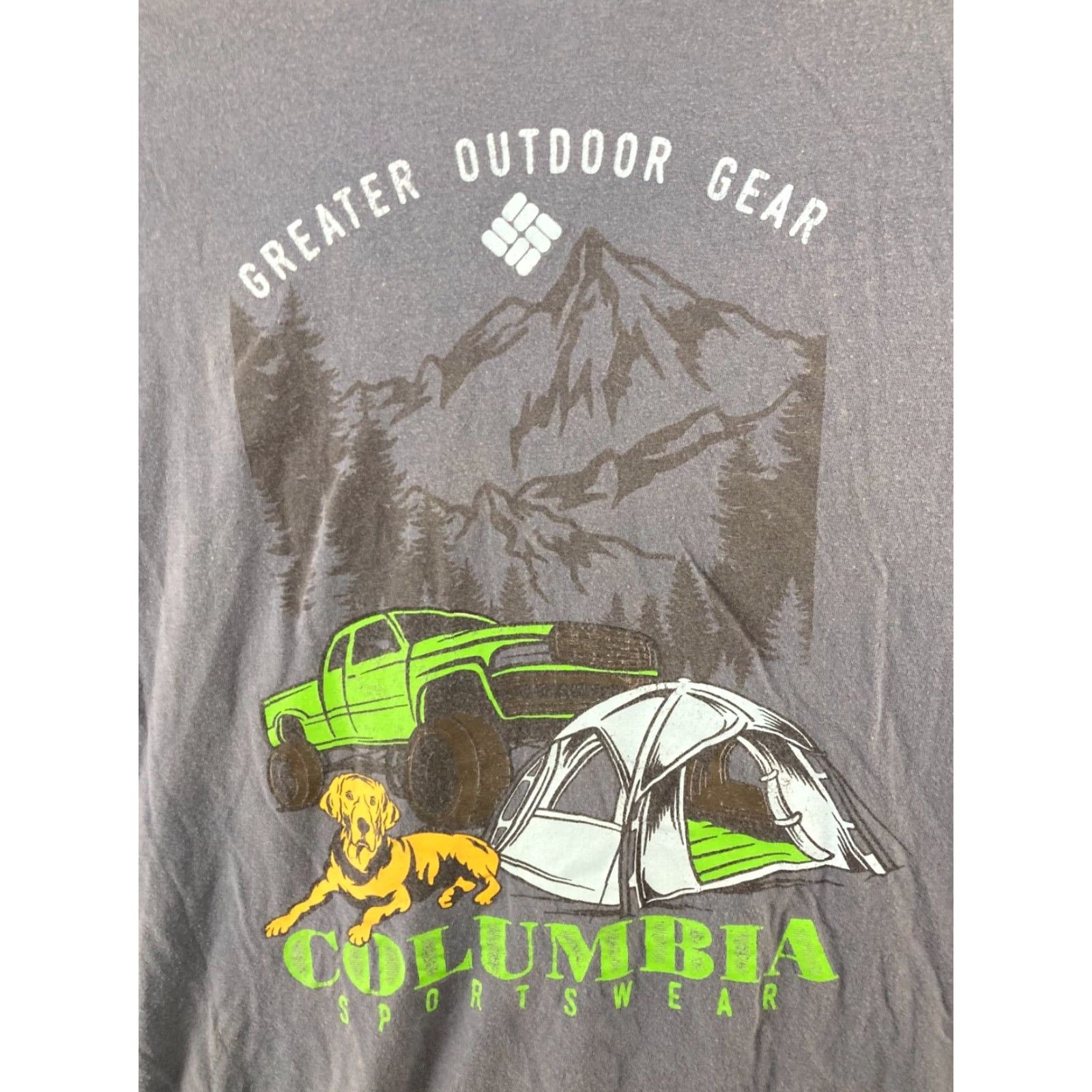 Vintage Columbia T-Shirt Adult Extra Large Blue Outdoor Mens Size US XL / EU 56 / 4 - 7 Thumbnail