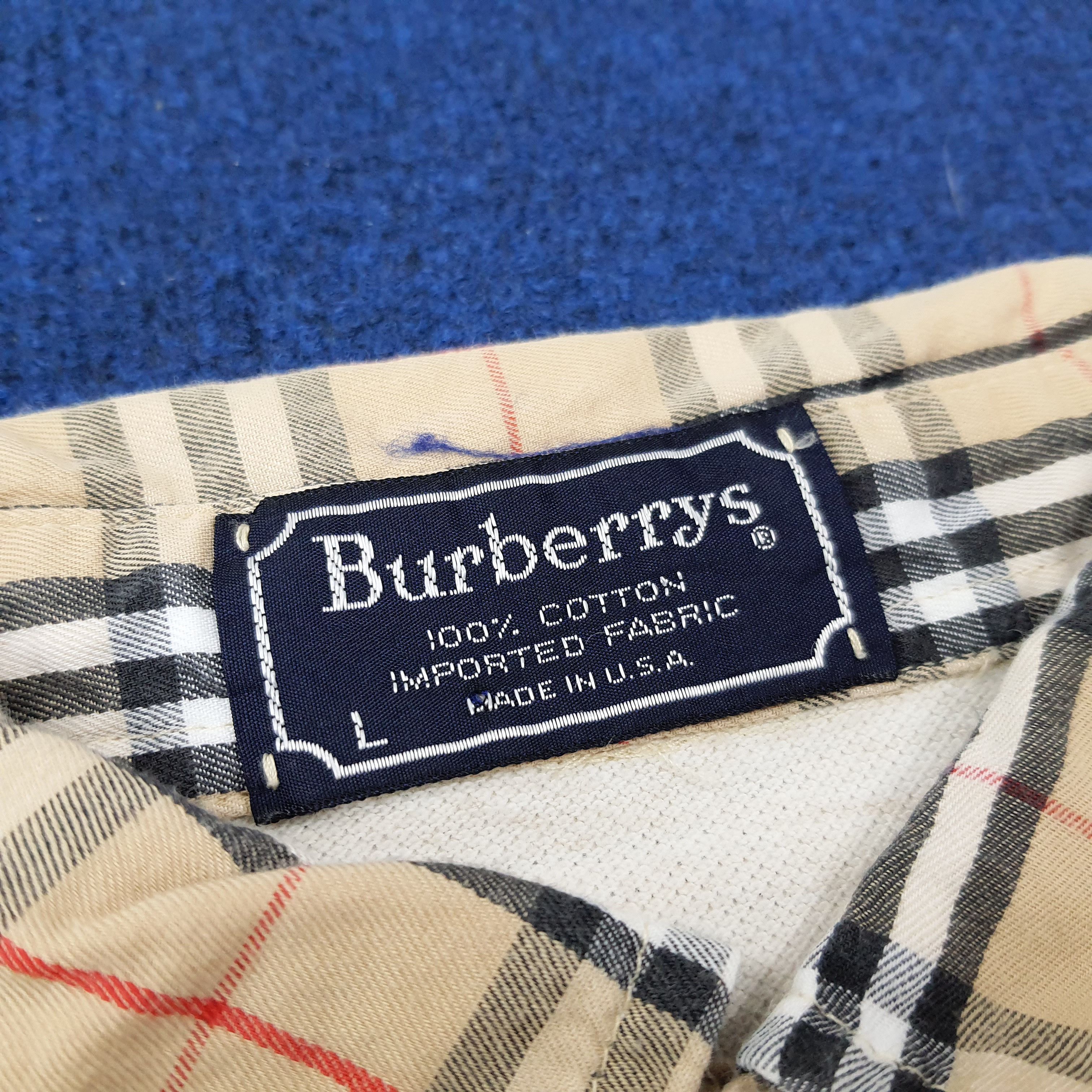 Burberry × Vintage Vintage Burberrys Nova Check Designer Polo Shirt C219N74 Size US L / EU 52-54 / 3 - 5 Thumbnail