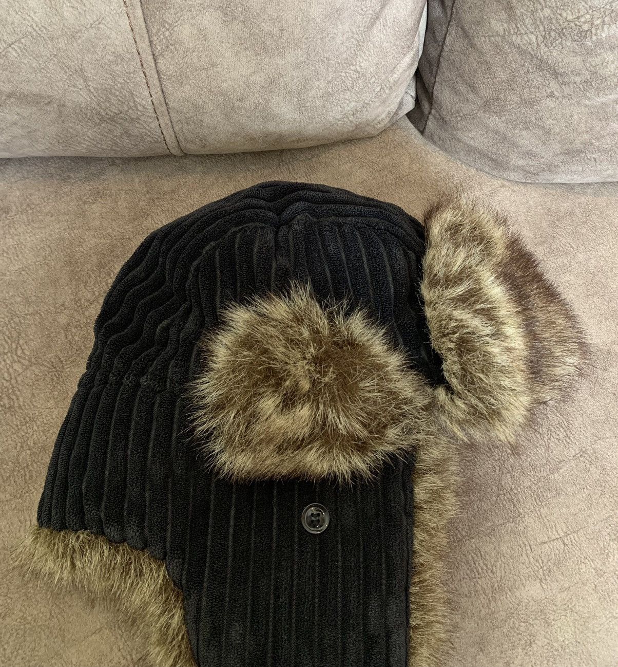 Japanese Brand Y2K Ushanka Hat Size ONE SIZE - 2 Thumbnail