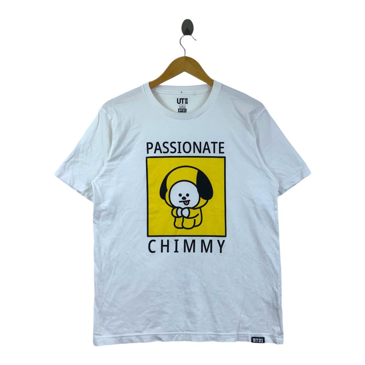 Uniqlo UNIQLO x BT21 LINE Character Passionate Chimmy Tee Shirt Size L / US 10 / IT 46 - 1 Thumbnail