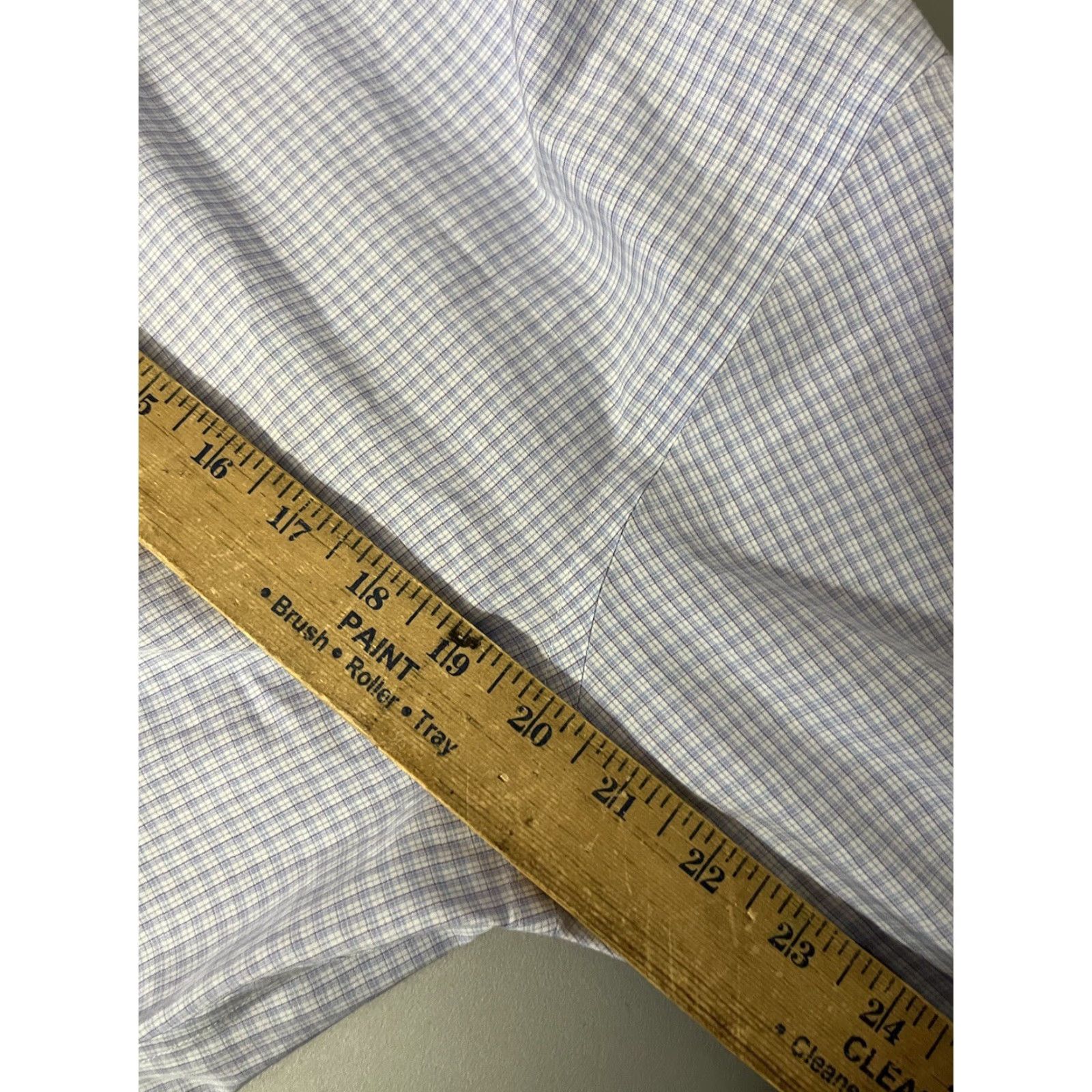Brooks Brothers Brooks Brothers Classic Dress Shirt Blue Plaid Non-Iron 16-34 Supima Cotton Men Size 42R - 5 Thumbnail