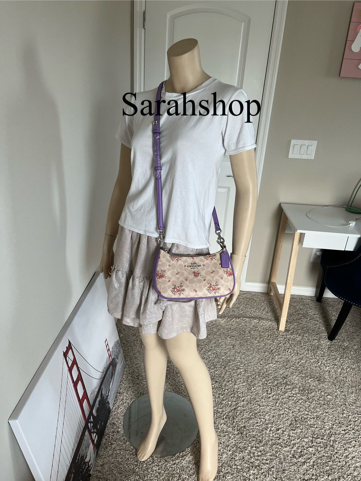 Coach Coach Teri Shoulder Bag In Signature Floral Printed Size ONE SIZE - 11 Thumbnail