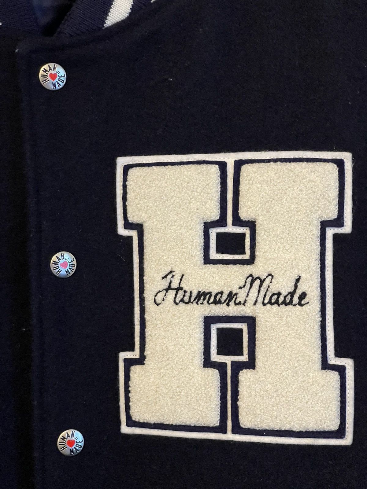 Human Made Human Made Heart Varsity Jacket Size US L / EU 52-54 / 3 - 2 Thumbnail