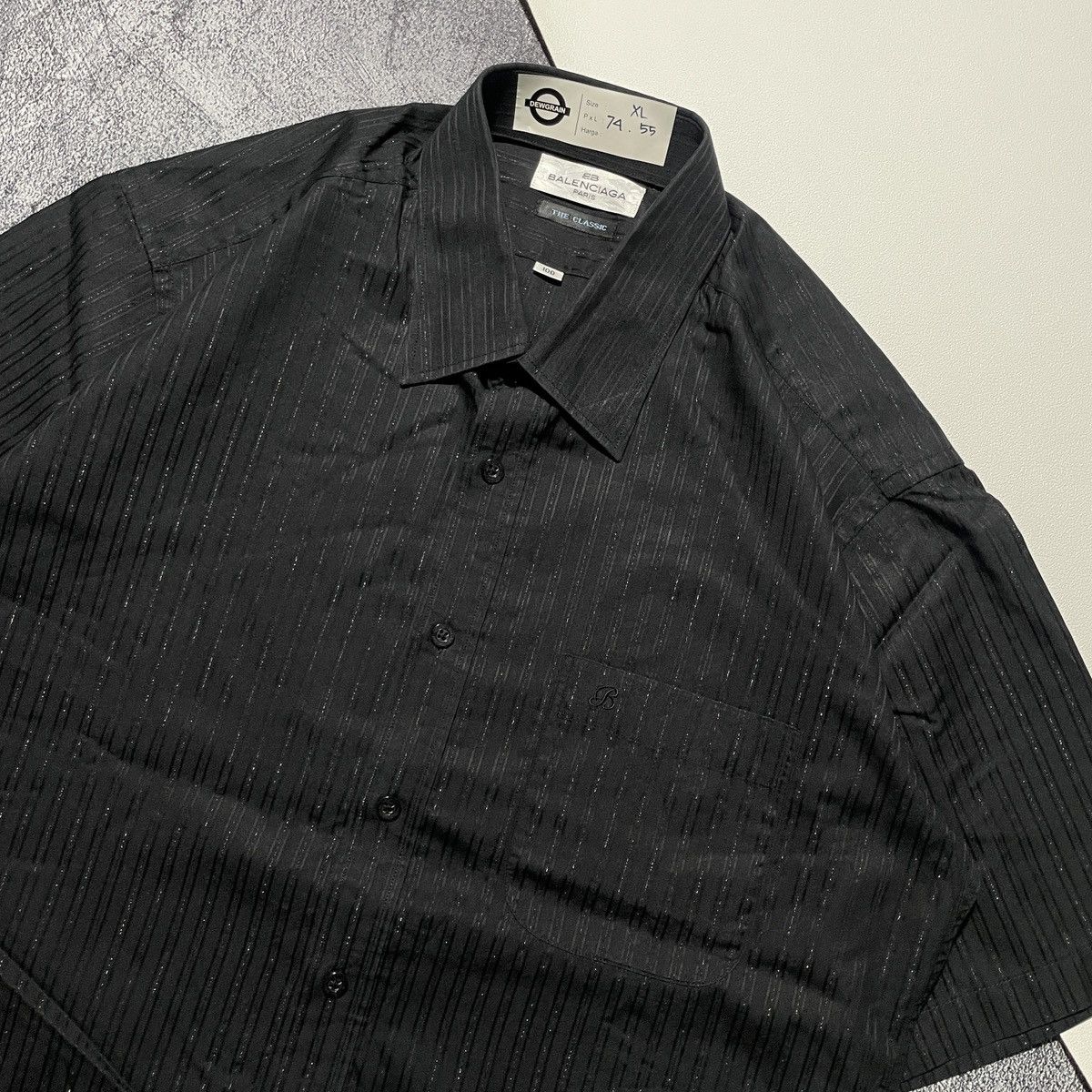 Balenciaga Balenciaga Classic Shirts BB Embrodiered Size US L / EU 52-54 / 3 - 3 Thumbnail