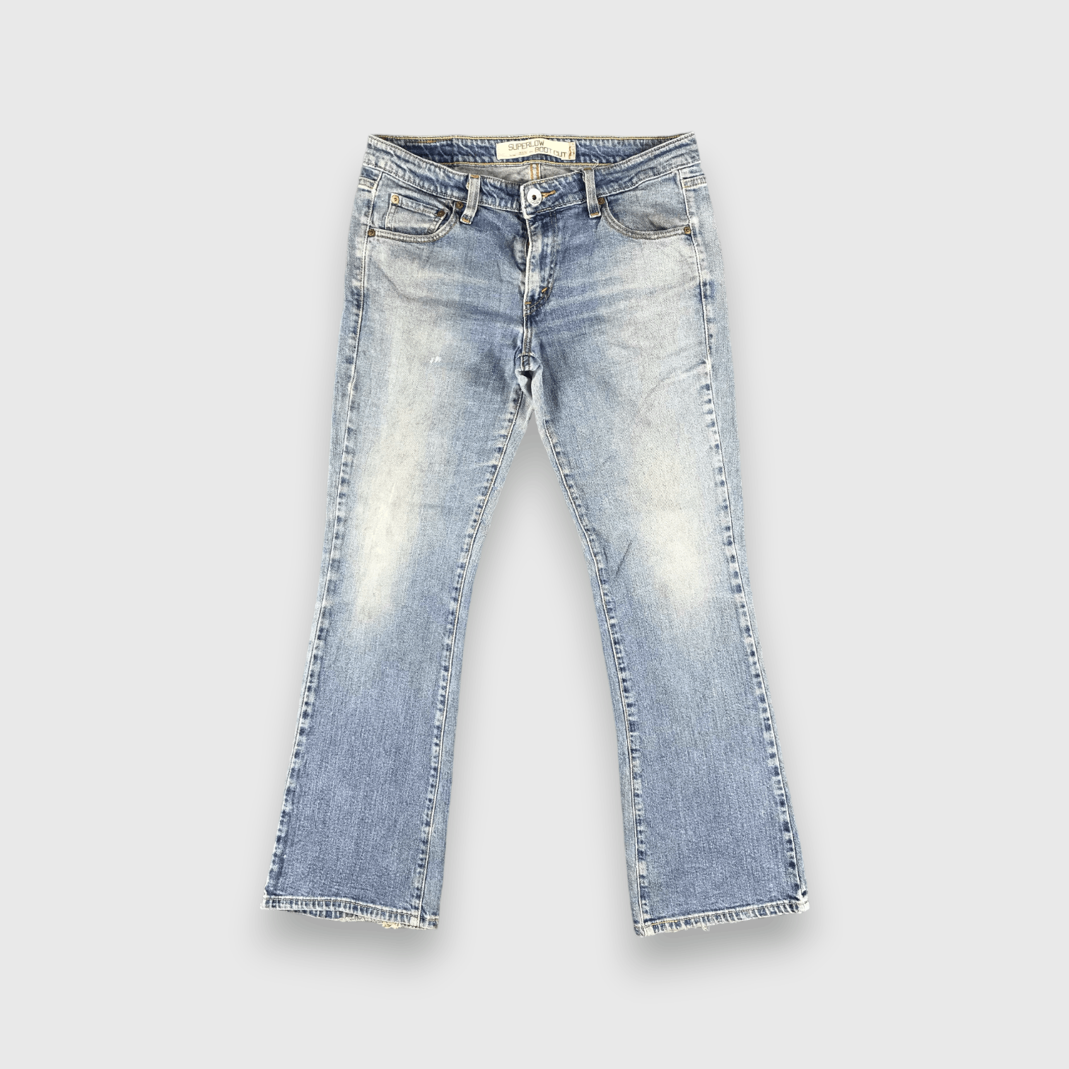 Levi's Vintage Blue Wash Levis 518 Jeans-J2354 Size US 33 - 1 Thumbnail