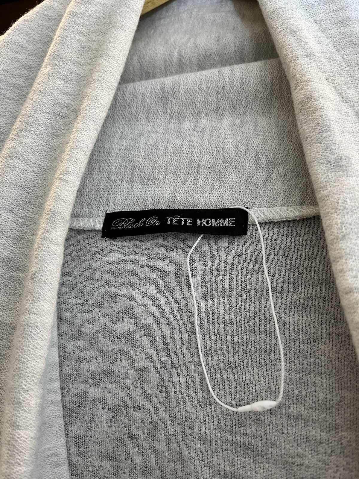 Tete Homme Tête Homme Robe Kimono Cardigan – Light Grey Wrap Belted Size US M / EU 48-50 / 2 - 7 Thumbnail
