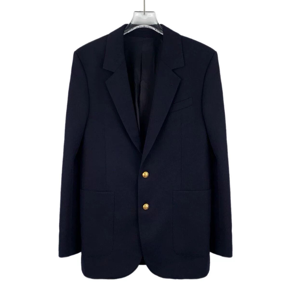 Celine Celine Wool Gold Button Blazer FR 34 Size XS / US 0-2 / IT 36-38 - 1 Thumbnail