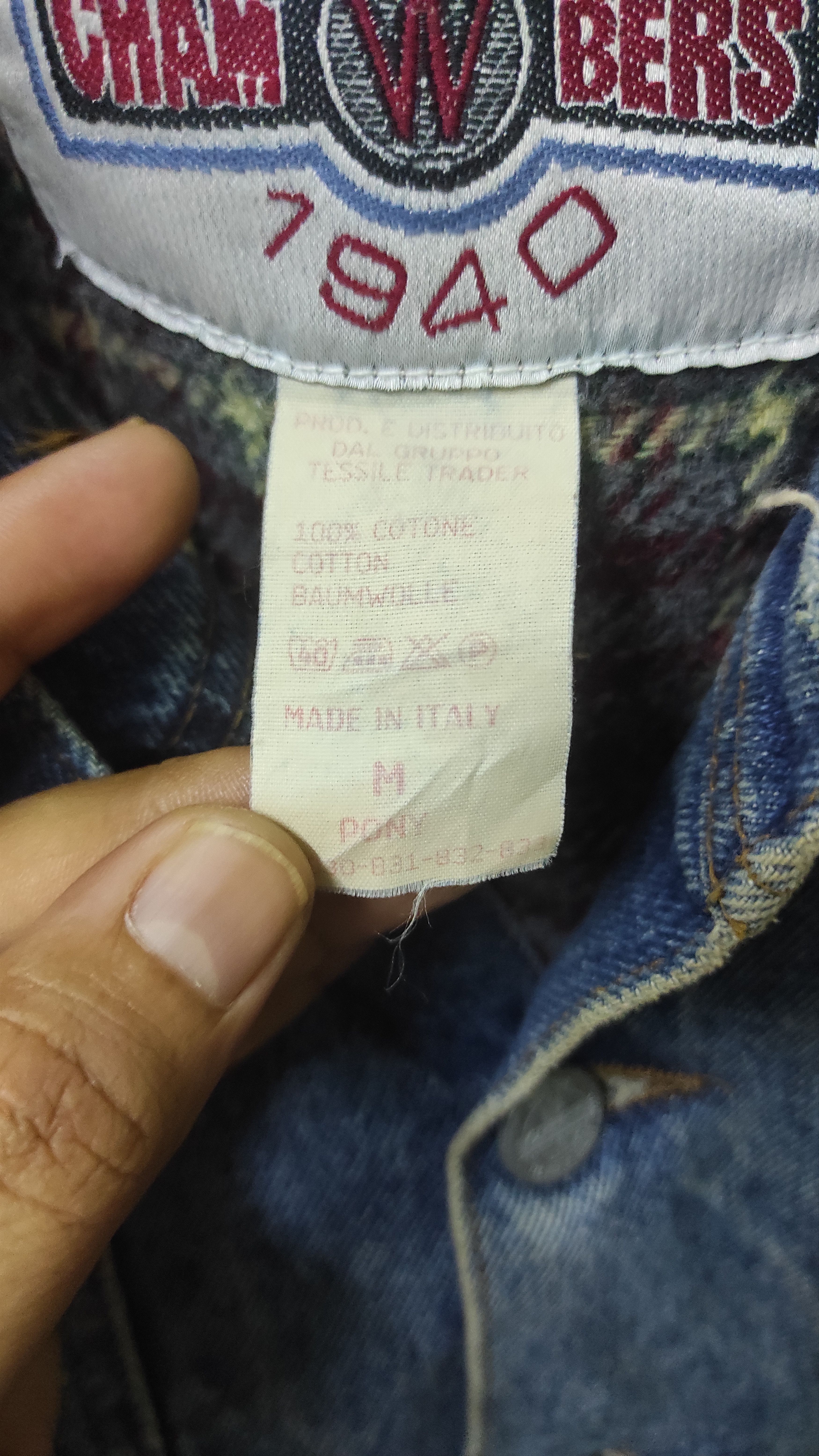 Vintage Vintage chambers denim jacket Size US M / EU 48-50 / 2 - 10 Thumbnail