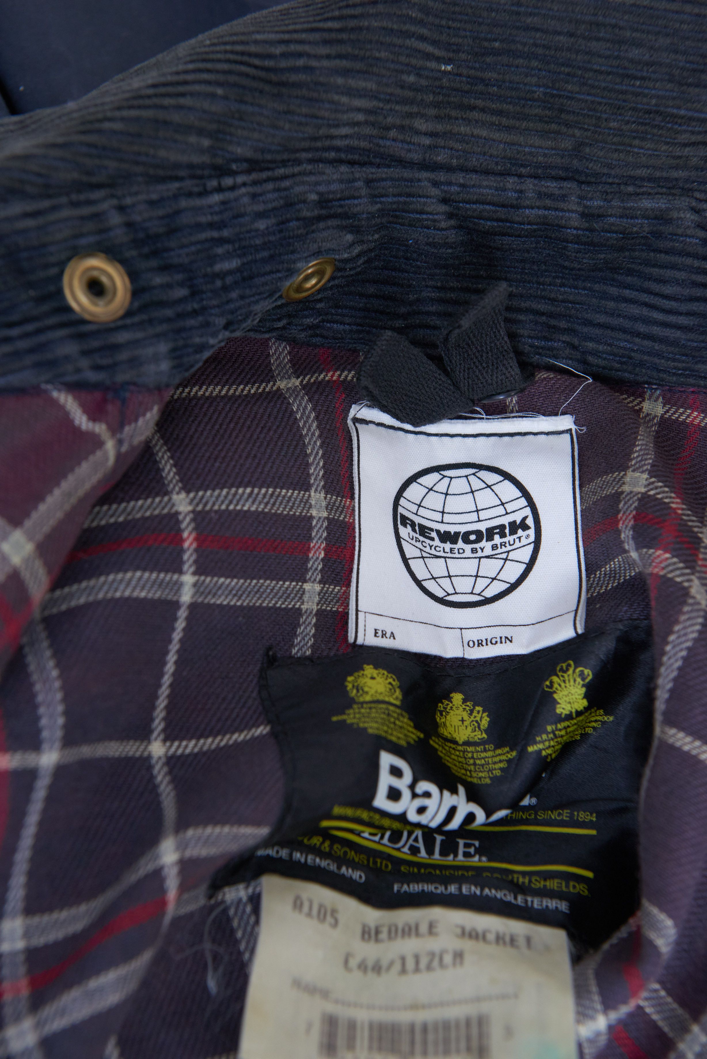 Barbour Brut Clothing. Rework Barbour. Limited Edition. Size US M / EU 48-50 / 2 - 6 Thumbnail