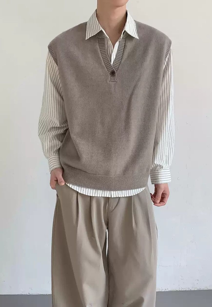 Other Men's Vintage Cable Knit Vest Size US M / EU 48-50 / 2 - 5 Thumbnail