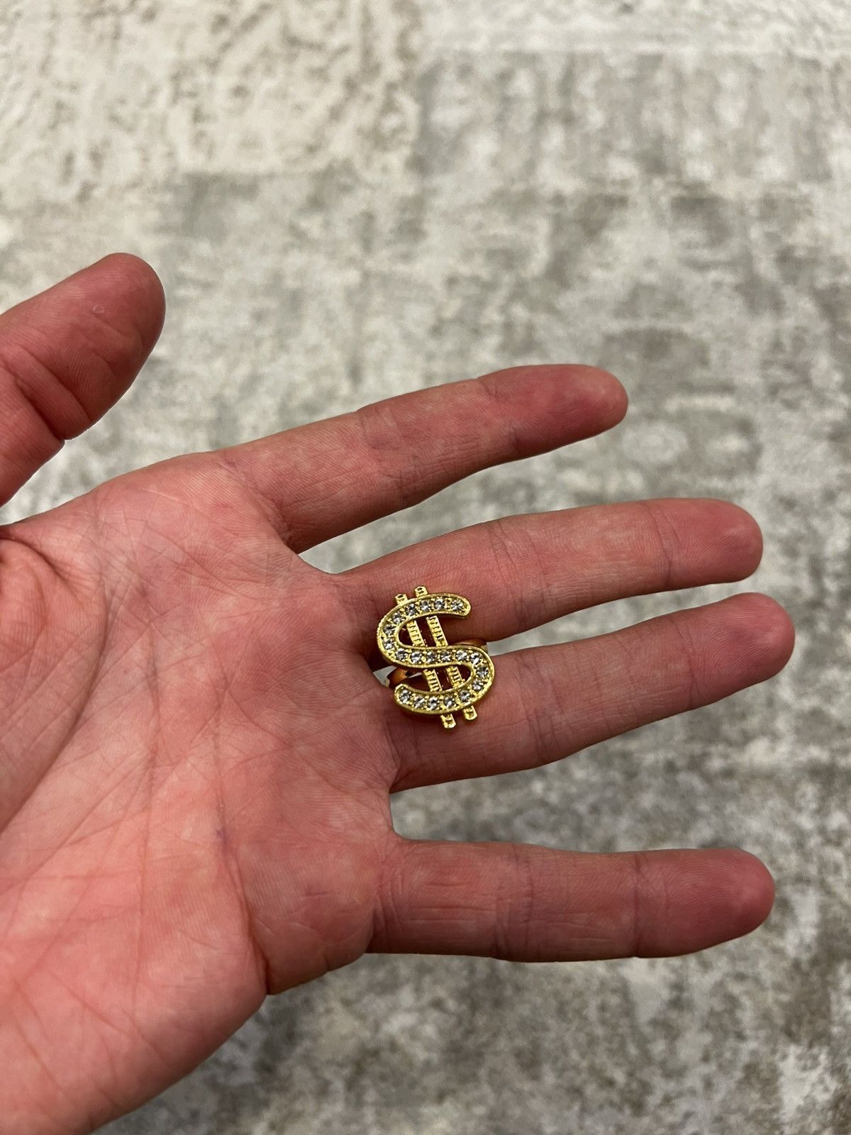 Vintage Dollar ring Size ONE SIZE - 1 Thumbnail