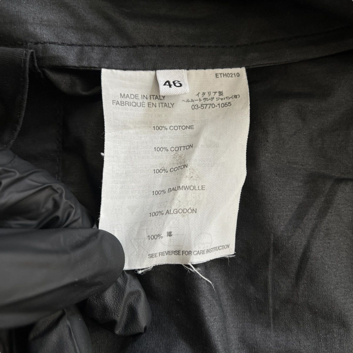 Helmut Lang Helmut Lang 2000’s Cotton Military Jacket Size US S / EU 44-46 / 1 - 5 Thumbnail