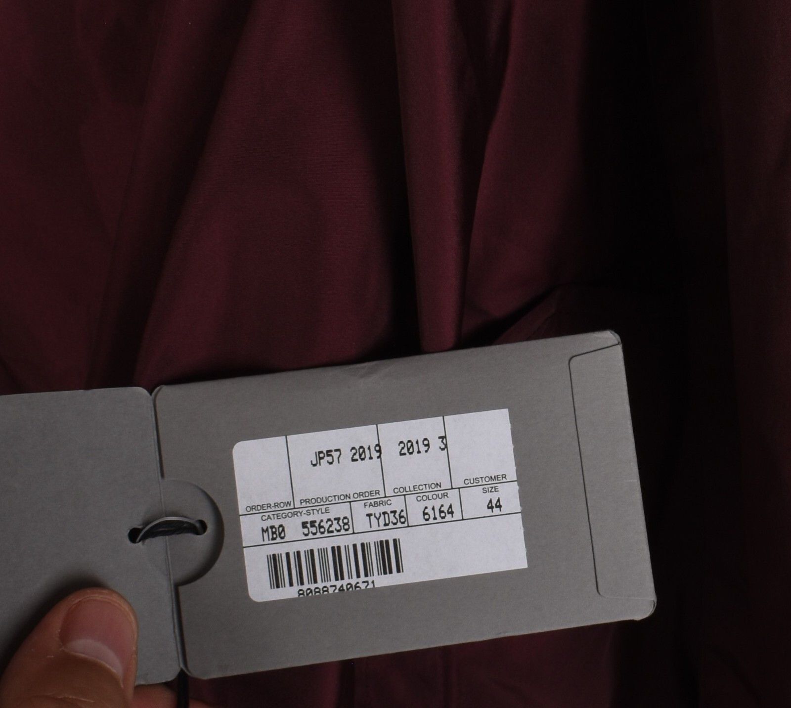 Balenciaga New Balenciaga Men Jacket Hidden Hoodie, 44/XL, S1430 Size US XL / EU 56 / 4 - 11 Thumbnail