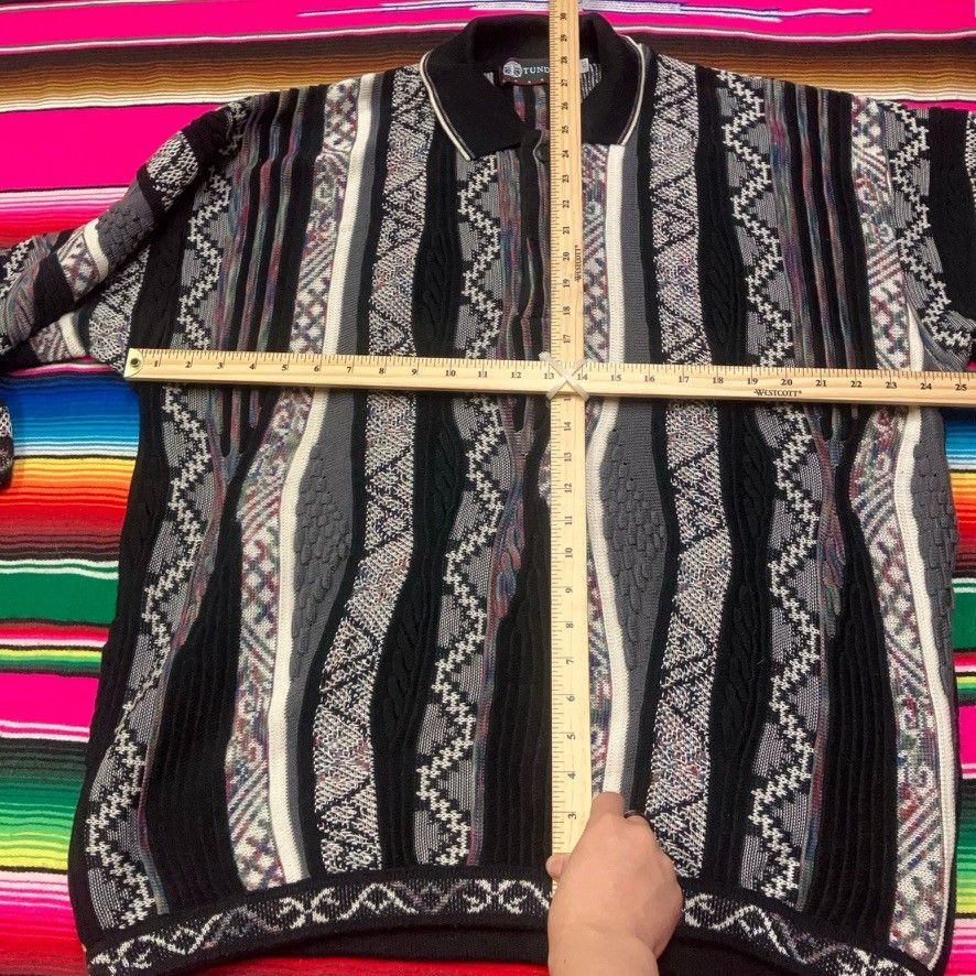 Tundra Canada VTG Tundra Canada Sweater 3D Knit Textured Cosby Biggie 90s Size US XL / EU 56 / 4 - 5 Thumbnail