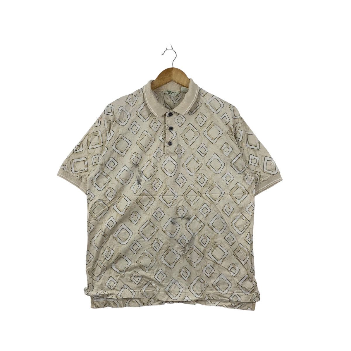 Reebok Vintage REEBOK SPORTSWEAR Geometric Pattern Short Sleeve Size US M / EU 48-50 / 2 - 1 Thumbnail