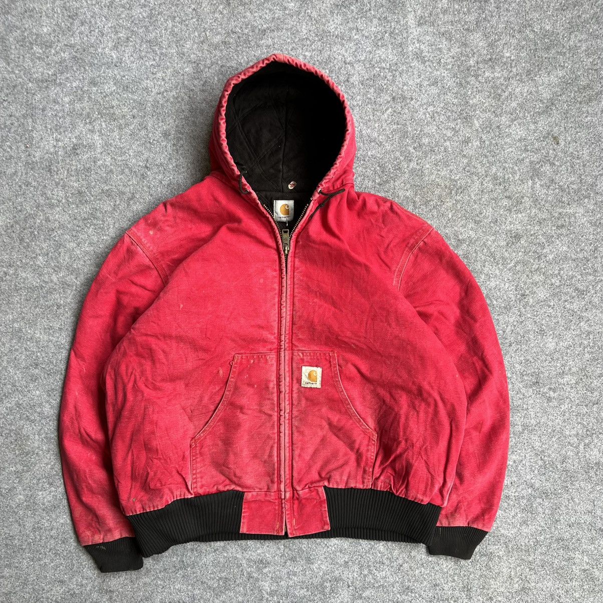 Carhartt × Streetwear × Vintage Brick Carhartt Active Jacket 