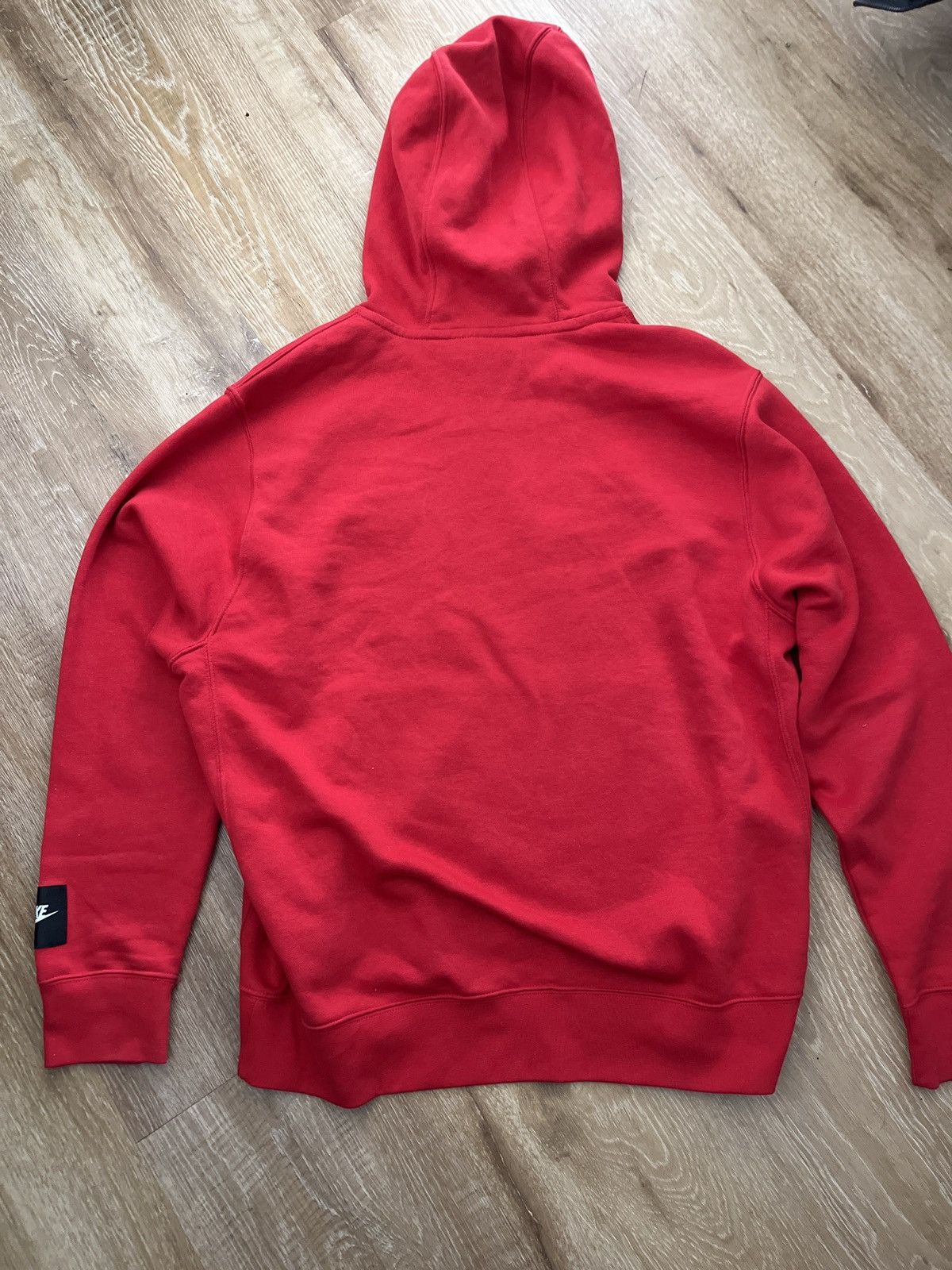 Jordan Brand × Nike Nike Just Do It Size Large Red Hoodie Almost New/Gently Used Size US L / EU 52-54 / 3 - 6 Thumbnail