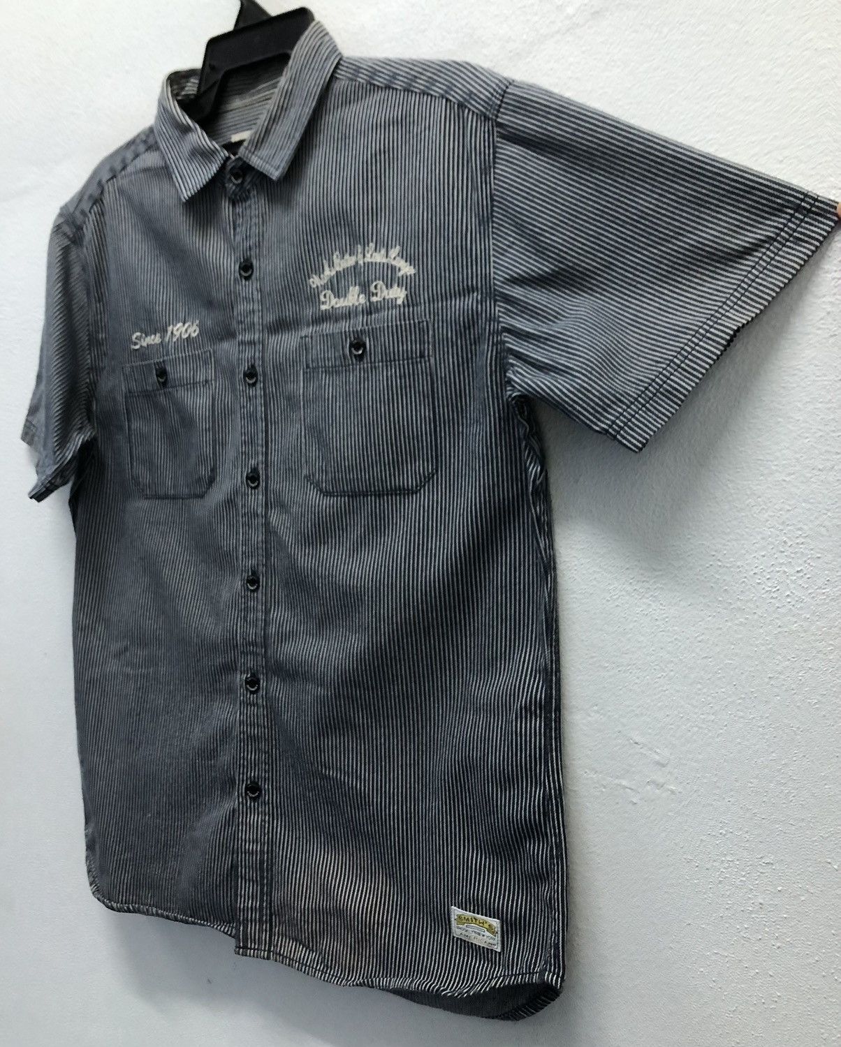 Vintage Vintage Smith's American Union Made Short Sleeve Button Up Size US XL / EU 56 / 4 - 3 Thumbnail