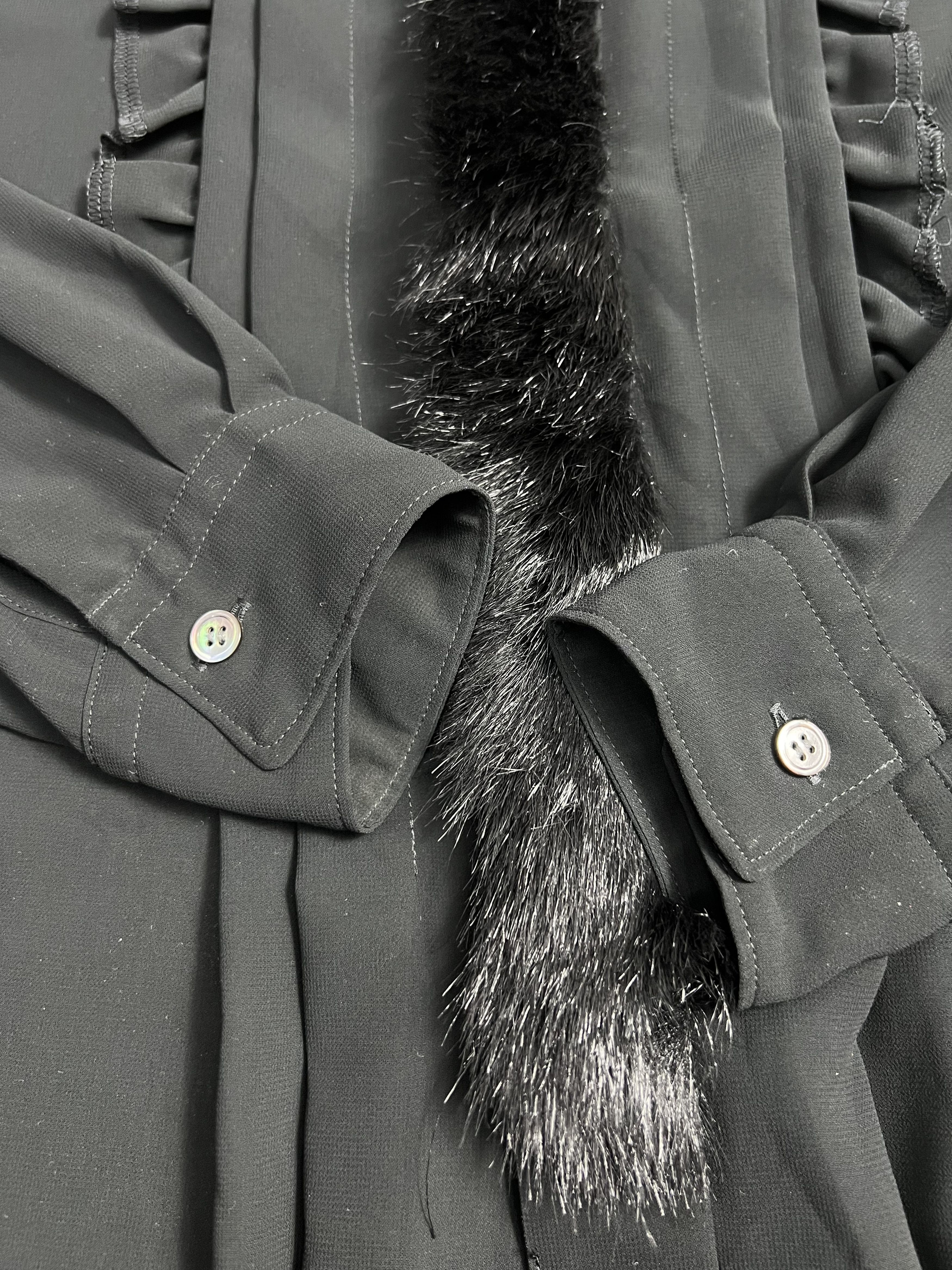 Comme des Garcons × Japanese Brand COMME des GARÇONS See Through Buttons Up Shirt (S) GTMPT597 Size S / US 4 / IT 40 - 5 Thumbnail