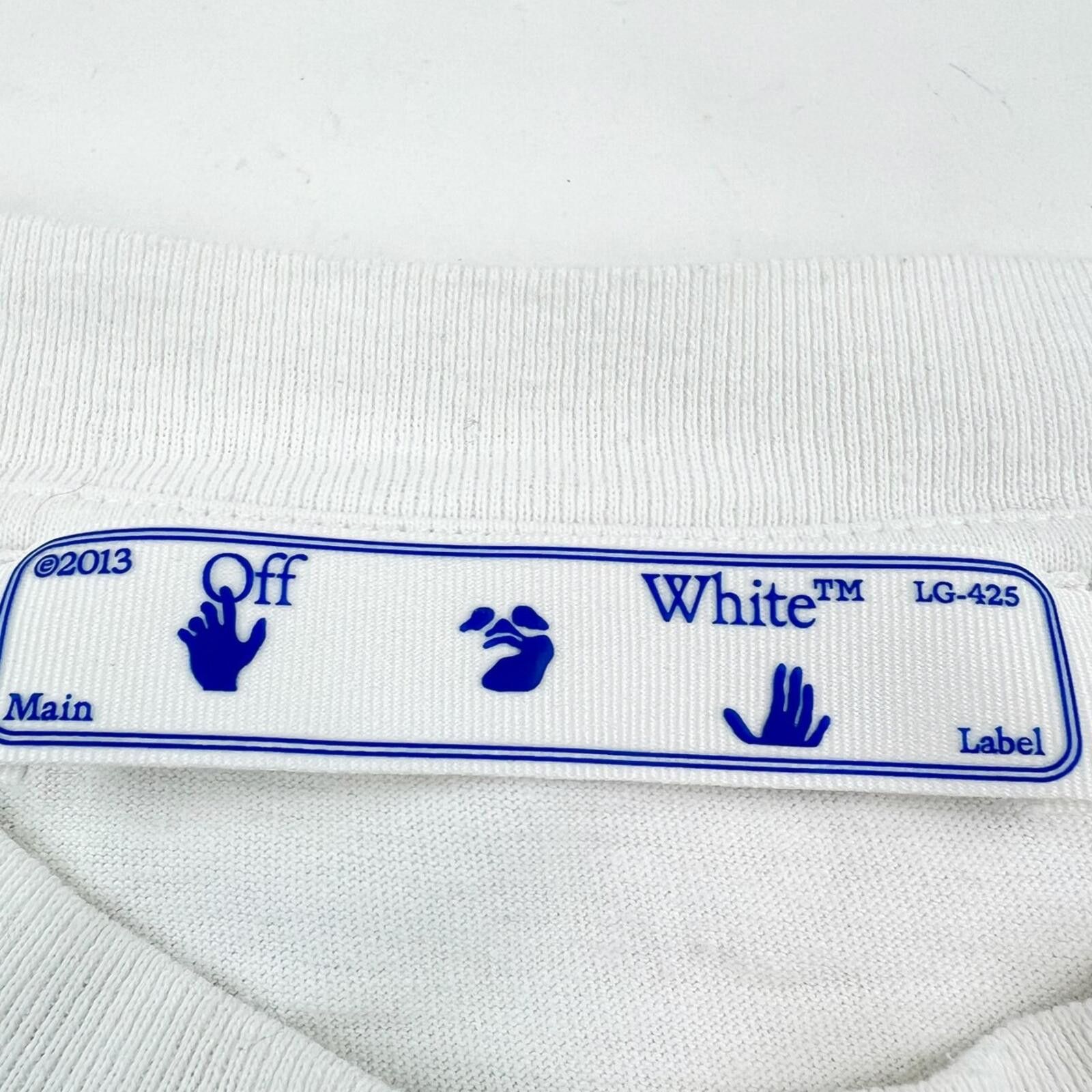 Off-White Off-White All Over White T Shirt Size US M / EU 48-50 / 2 - 3 Thumbnail