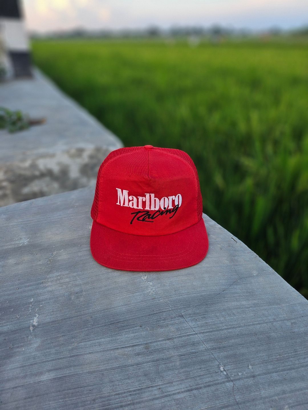 Marlboro Vintage Marlboro Racing Trucker Hat Size ONE SIZE - 8 Thumbnail