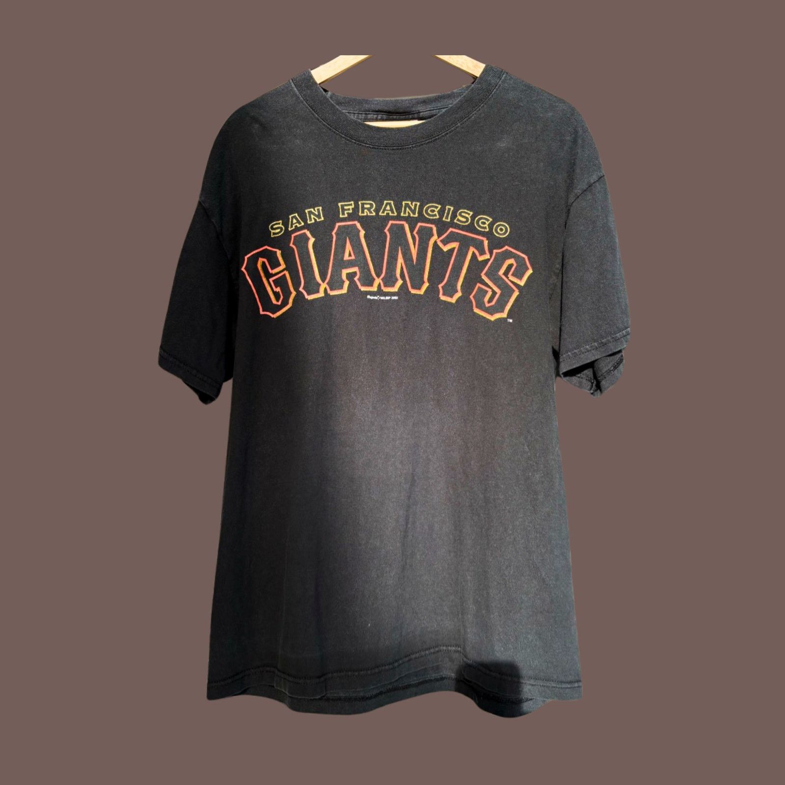 Hanes VTG SF Giants T‑Shirt | 2002 Majestic Beefy‑T | Retro Sports Size US L / EU 52-54 / 3 - 1 Thumbnail