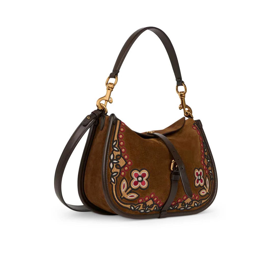Etro ETRO Pony Medium Brown Suede Shoulder Bag New And Authentic Size ONE SIZE - 2 Thumbnail