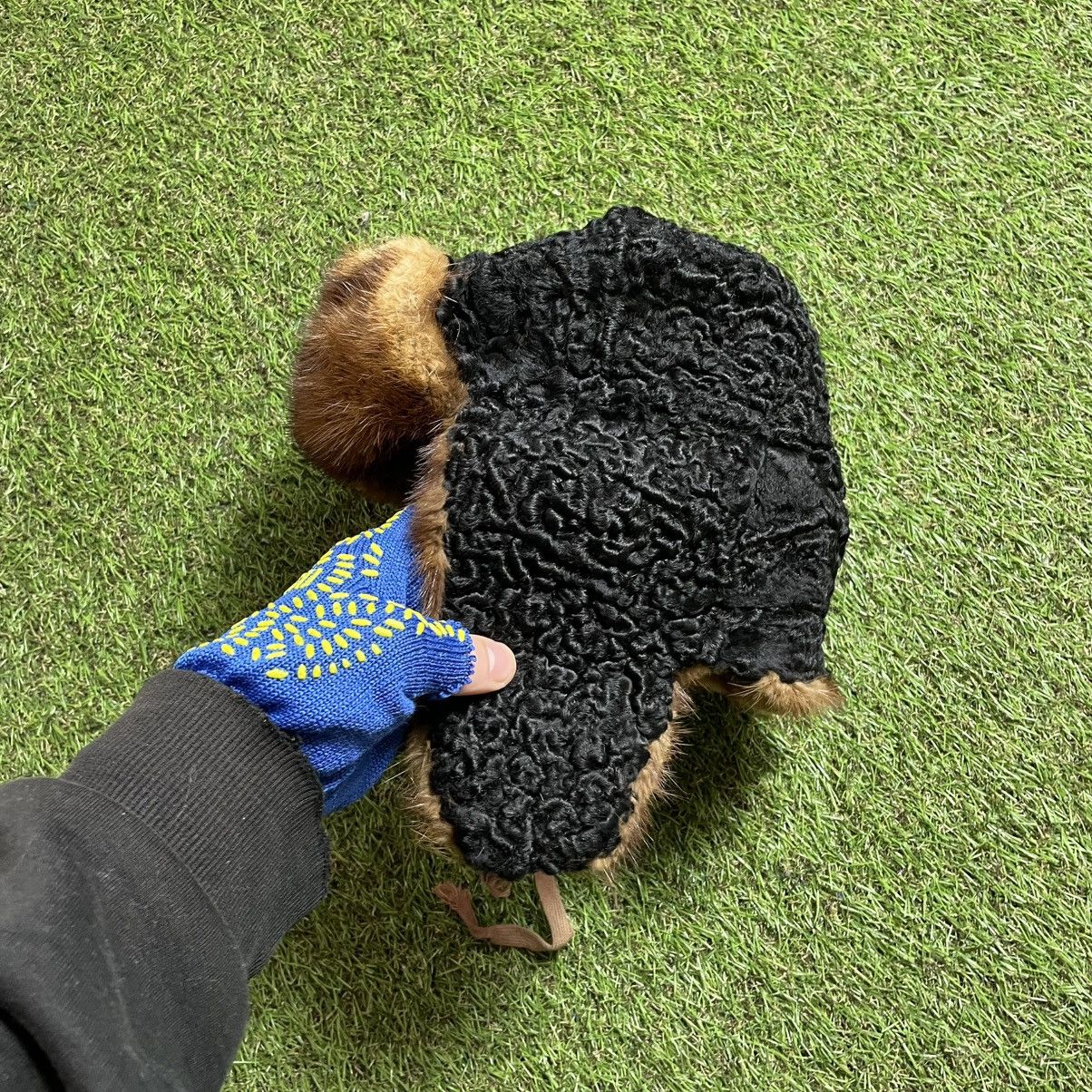 Vintage Vintage Karakul Fur Trapper Hat Archive Rare Headwear OS Size ONE SIZE - 2 Thumbnail