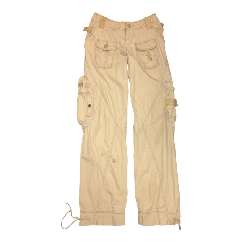 Abercrombie & Fitch VINTAGE Y2K Abercrombie & Fitch Cargo Khaki Pants Size 00 Size 24" / US 00 / IT 34 - 3 Thumbnail