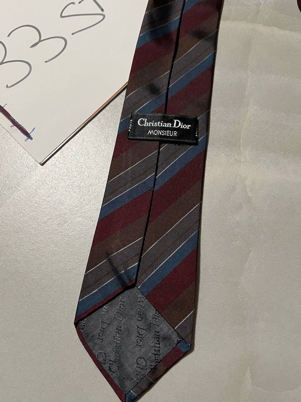 Christian Dior Monsieur Rare Vintage Christian Dior Tie Size ONE SIZE - 3 Thumbnail