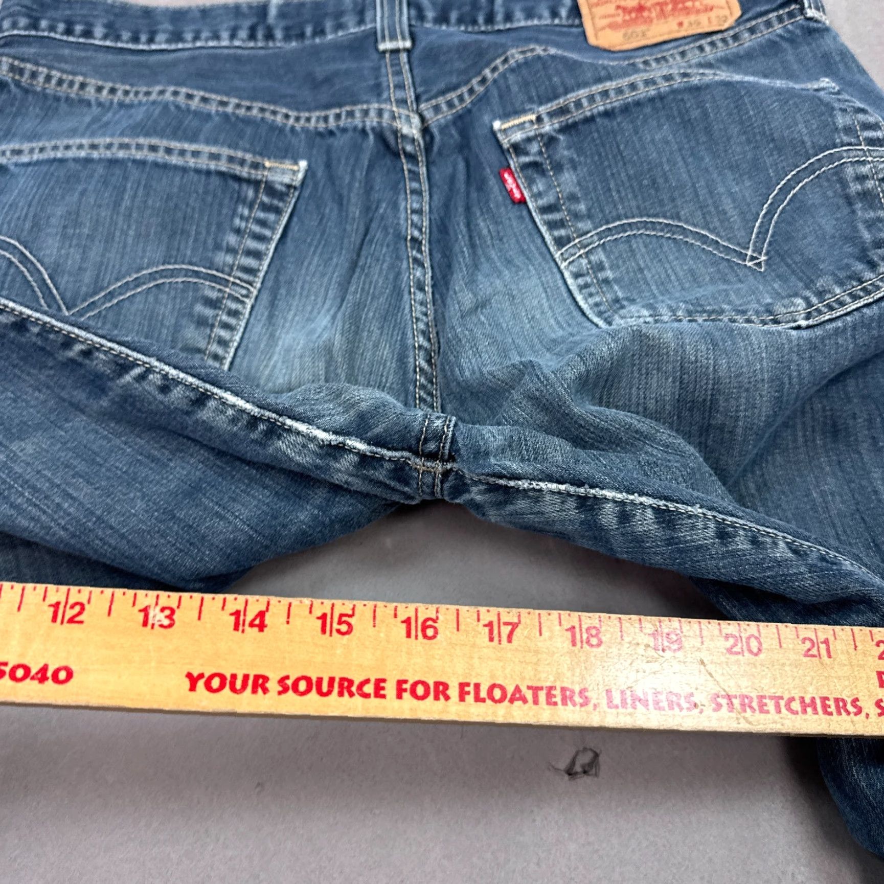 Levi's Levi's 501 Jeans Men 36x30 Blue Denim Dark Washed Out Faded Work Size US 36 / EU 52 - 7 Thumbnail