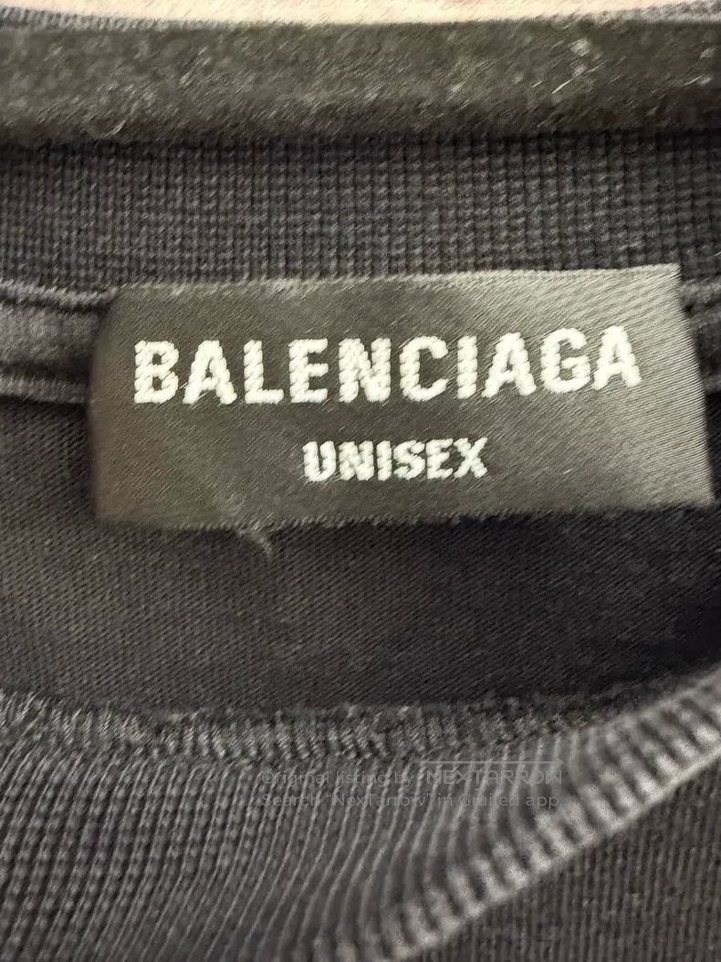 Balenciaga Balenciaga Letter Printed Round Neck Pullover T-Shirt Size US S / EU 44-46 / 1 - 2 Thumbnail