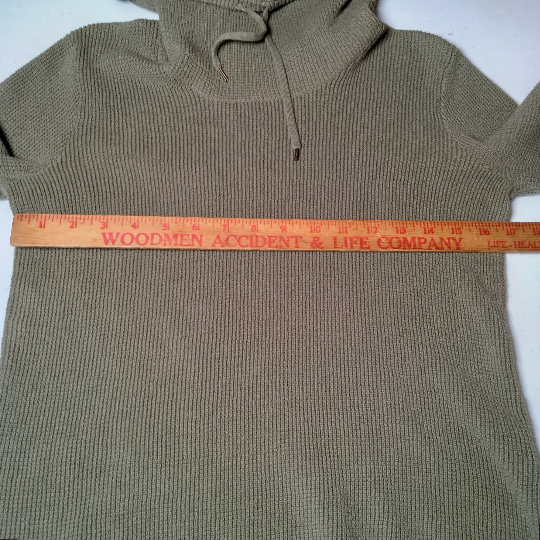 Ralph Lauren LAUREN RALPH LAUREN Shirt Women Medium High Neck Army Green Knit Tunic Casual Menswear Size M / US 6-8 / IT 42-44 - 3 Thumbnail