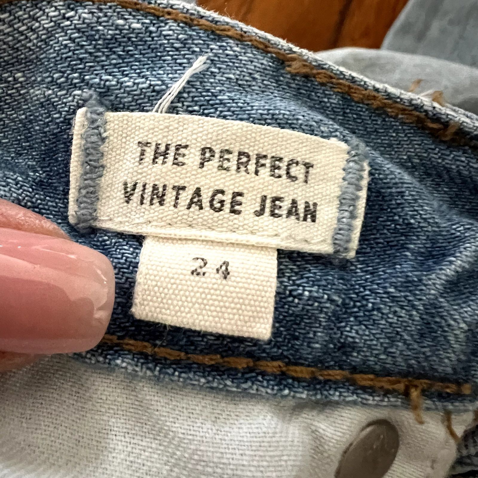 Madewell Madewell The Perfect Vintage Jeans Light Blue Size 24 Size 24" / US 00 / IT 34 - 5 Thumbnail